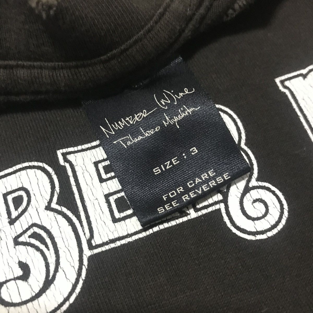Number (N)ine SS05 Number Nine Nightcrawler Distressed T shirt Size US L / EU 52-54 / 3 - 4 Thumbnail