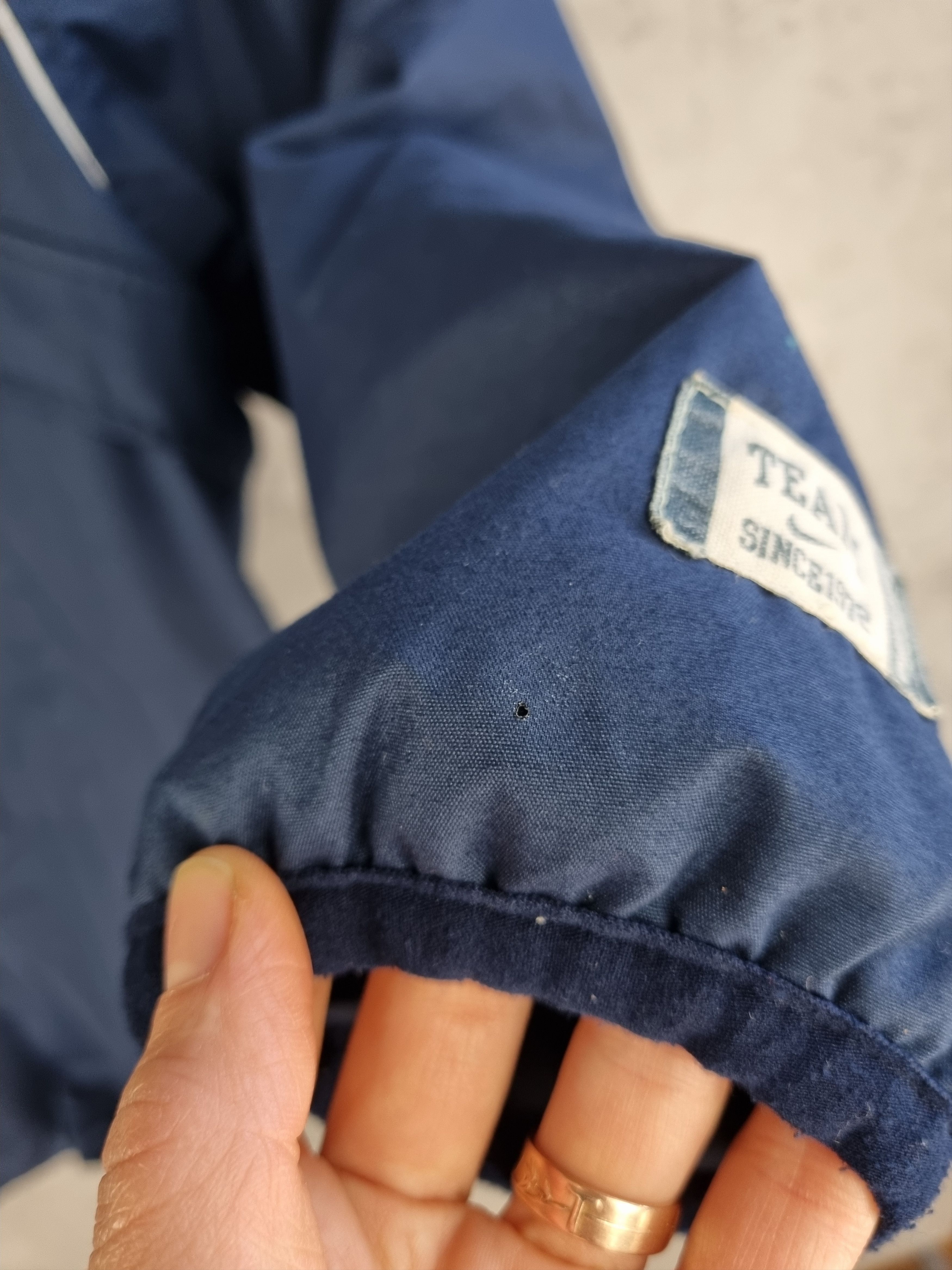 Nike × Vintage Young Nike Vintage Nylon Anorak Fleece inside Size US S / EU 44-46 / 1 - 7 Thumbnail