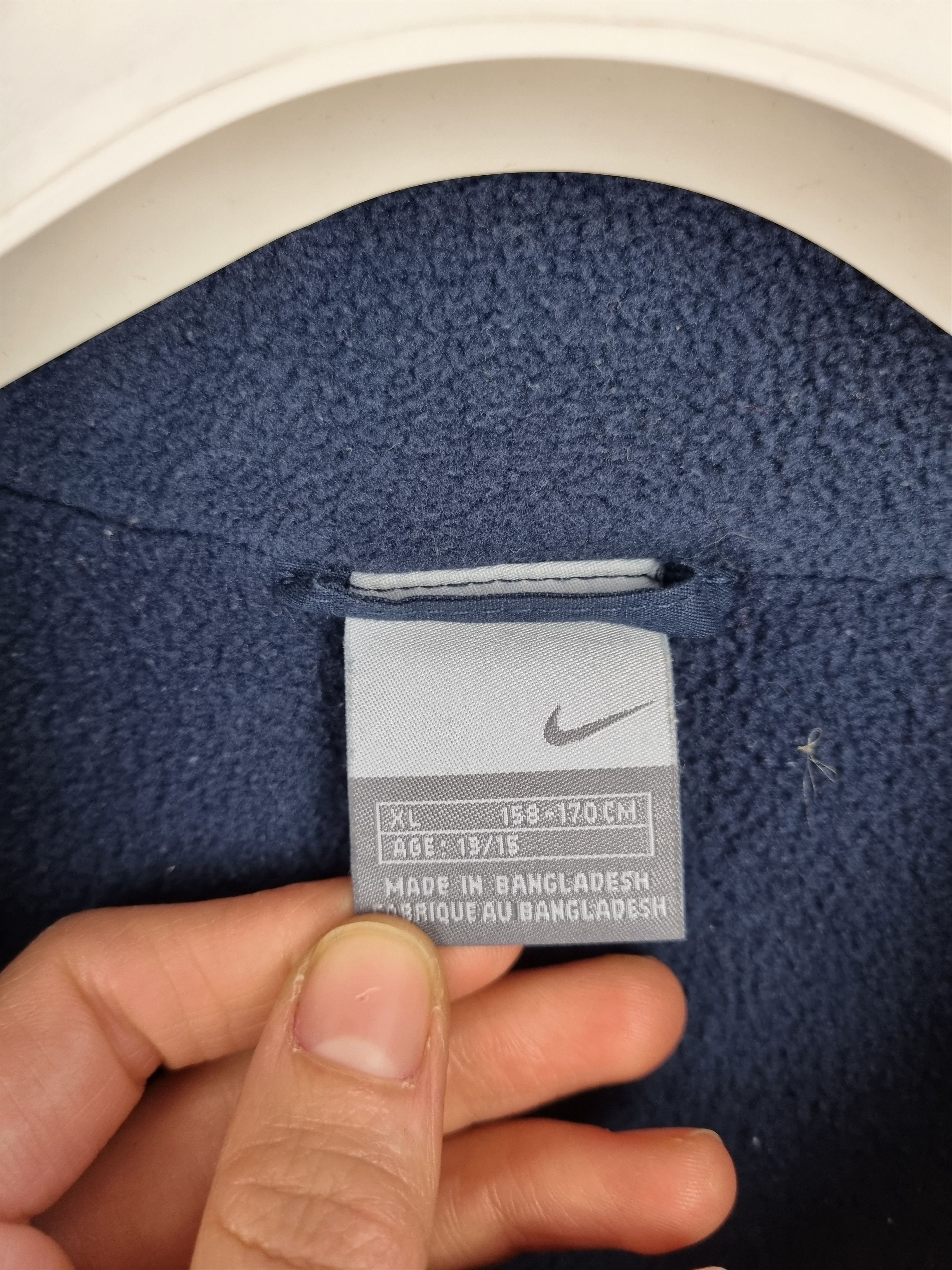 Nike × Vintage Young Nike Vintage Nylon Anorak Fleece inside Size US S / EU 44-46 / 1 - 14 Thumbnail