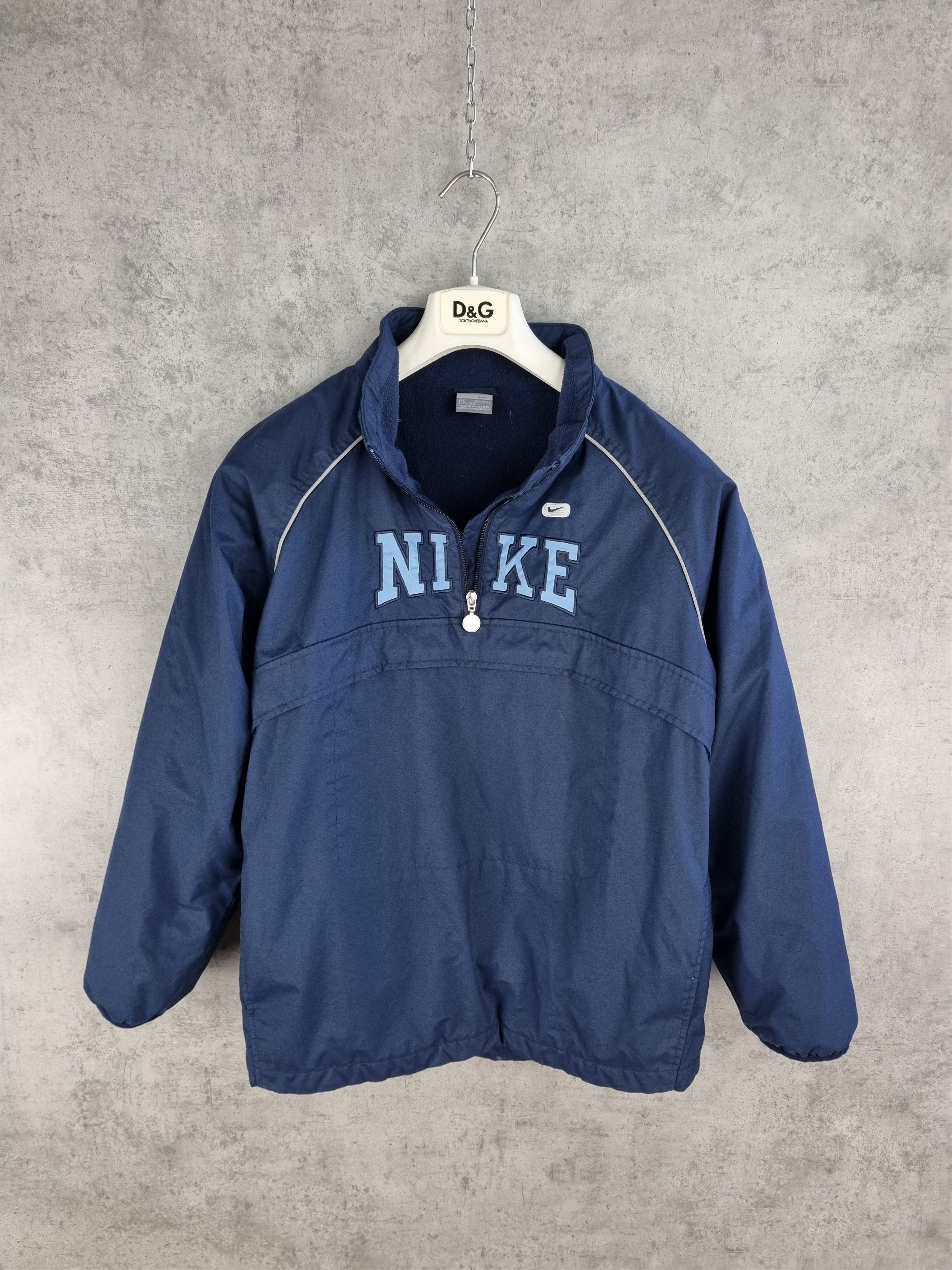 Nike × Vintage Young Nike Vintage Nylon Anorak Fleece inside Size US S / EU 44-46 / 1 - 1 Thumbnail