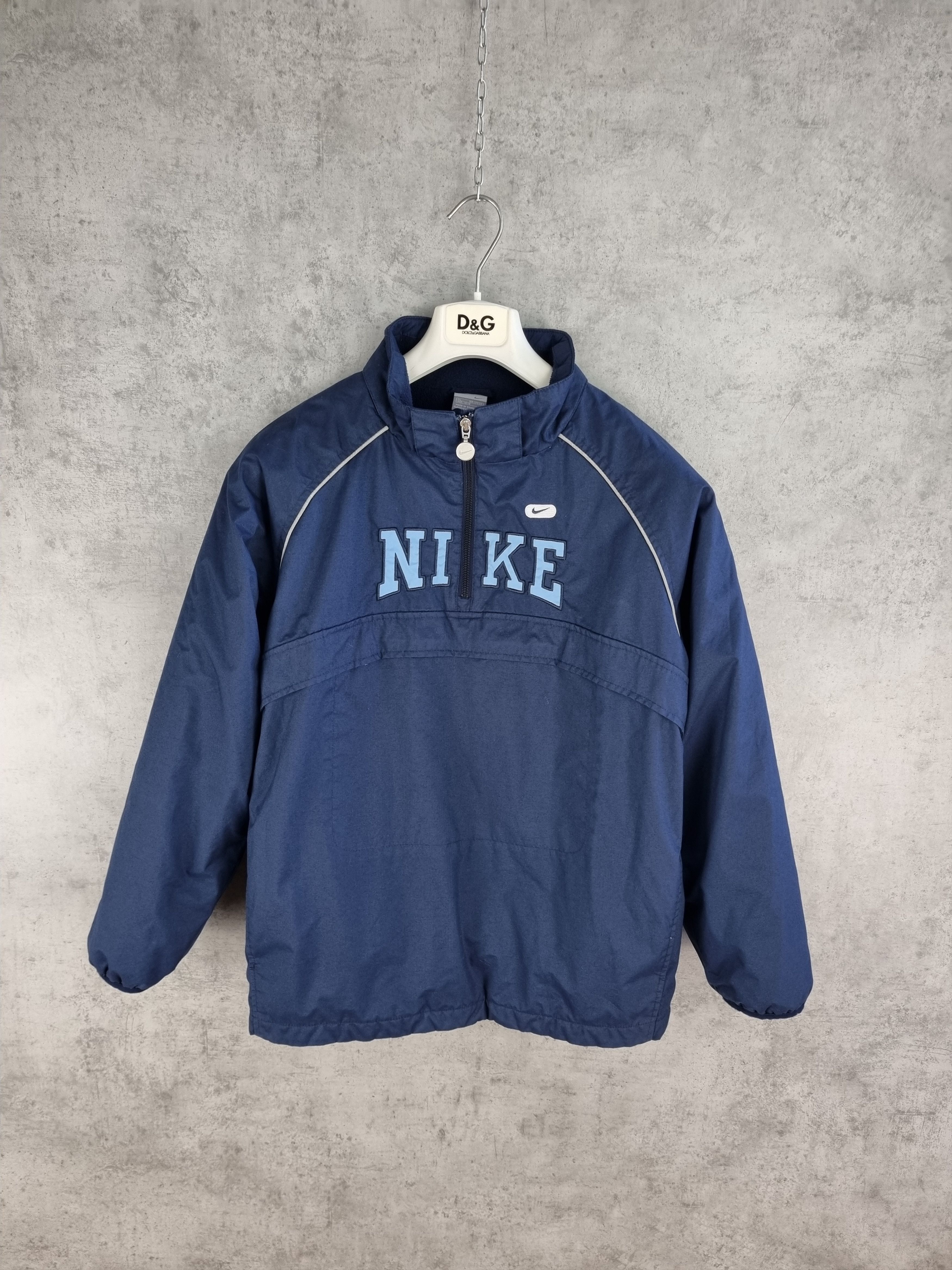 Nike × Vintage Young Nike Vintage Nylon Anorak Fleece inside Size US S / EU 44-46 / 1 - 18 Thumbnail