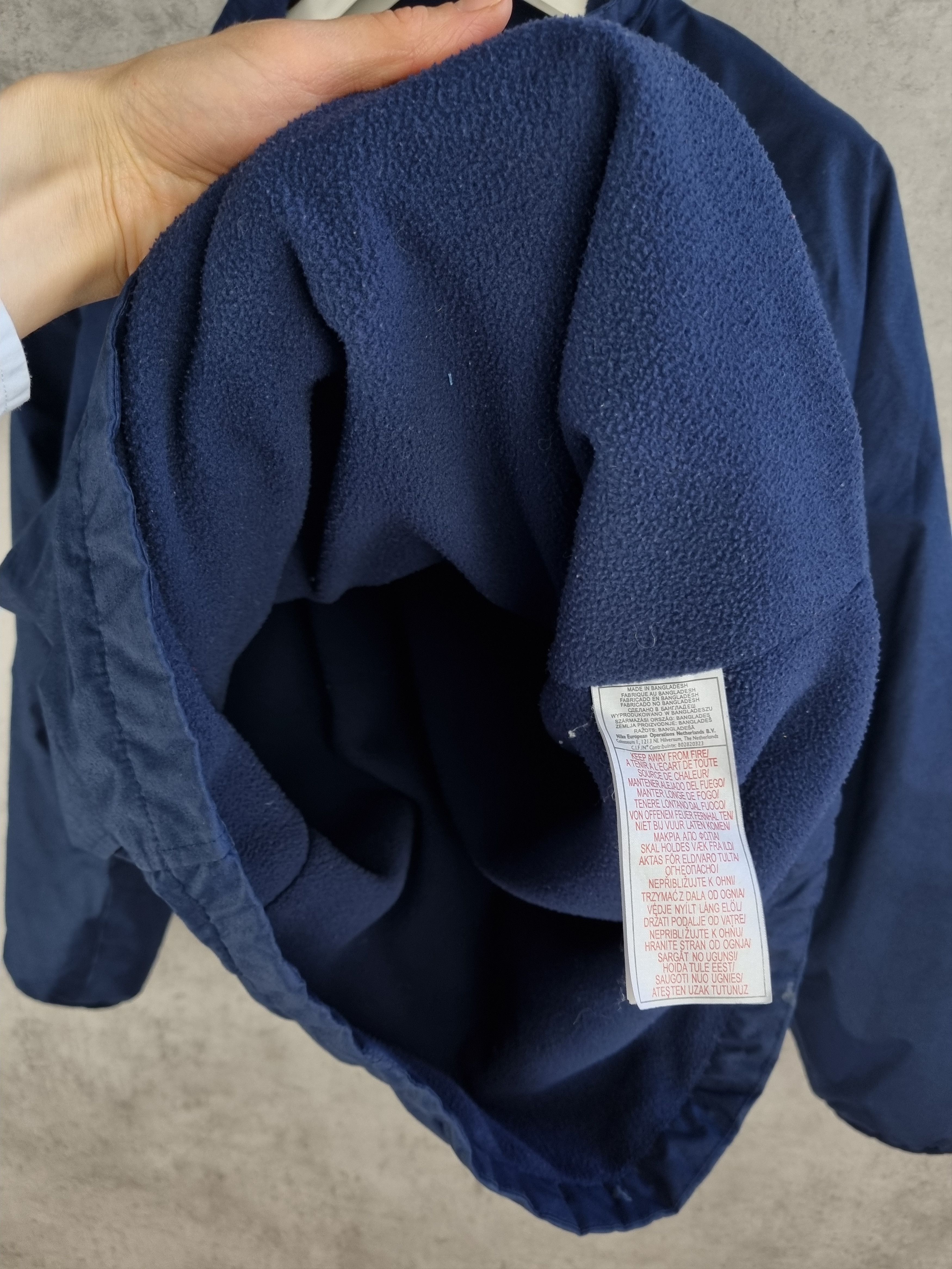 Nike × Vintage Young Nike Vintage Nylon Anorak Fleece inside Size US S / EU 44-46 / 1 - 9 Thumbnail