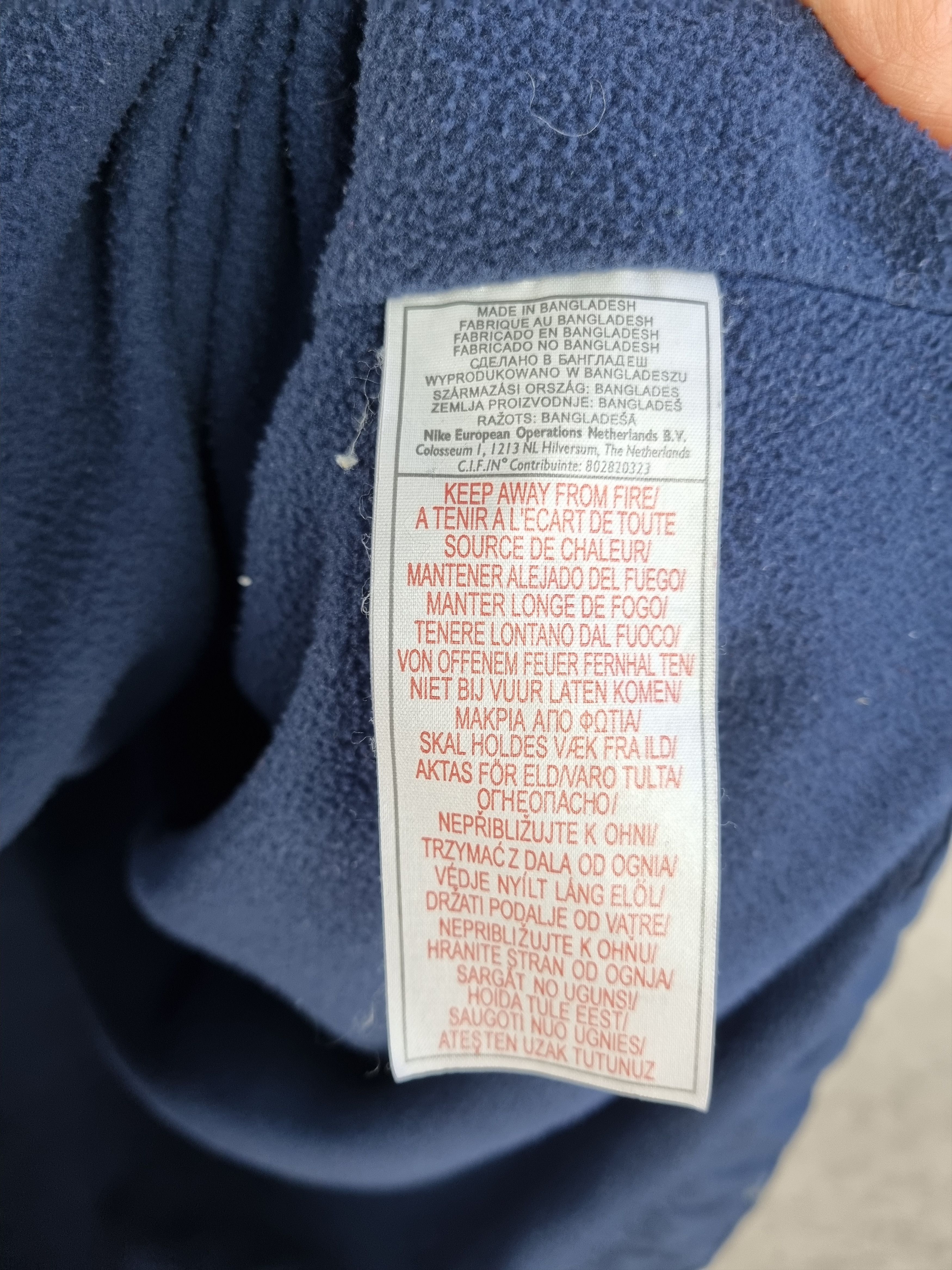 Nike × Vintage Young Nike Vintage Nylon Anorak Fleece inside Size US S / EU 44-46 / 1 - 10 Thumbnail