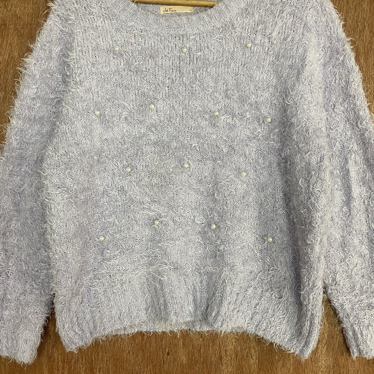 Homespun Knitwear × Japanese Brand La Fraise Mohair Shag Shaggy Knitwear #0388 Size US M / EU 48-50 / 2 - 8 Thumbnail