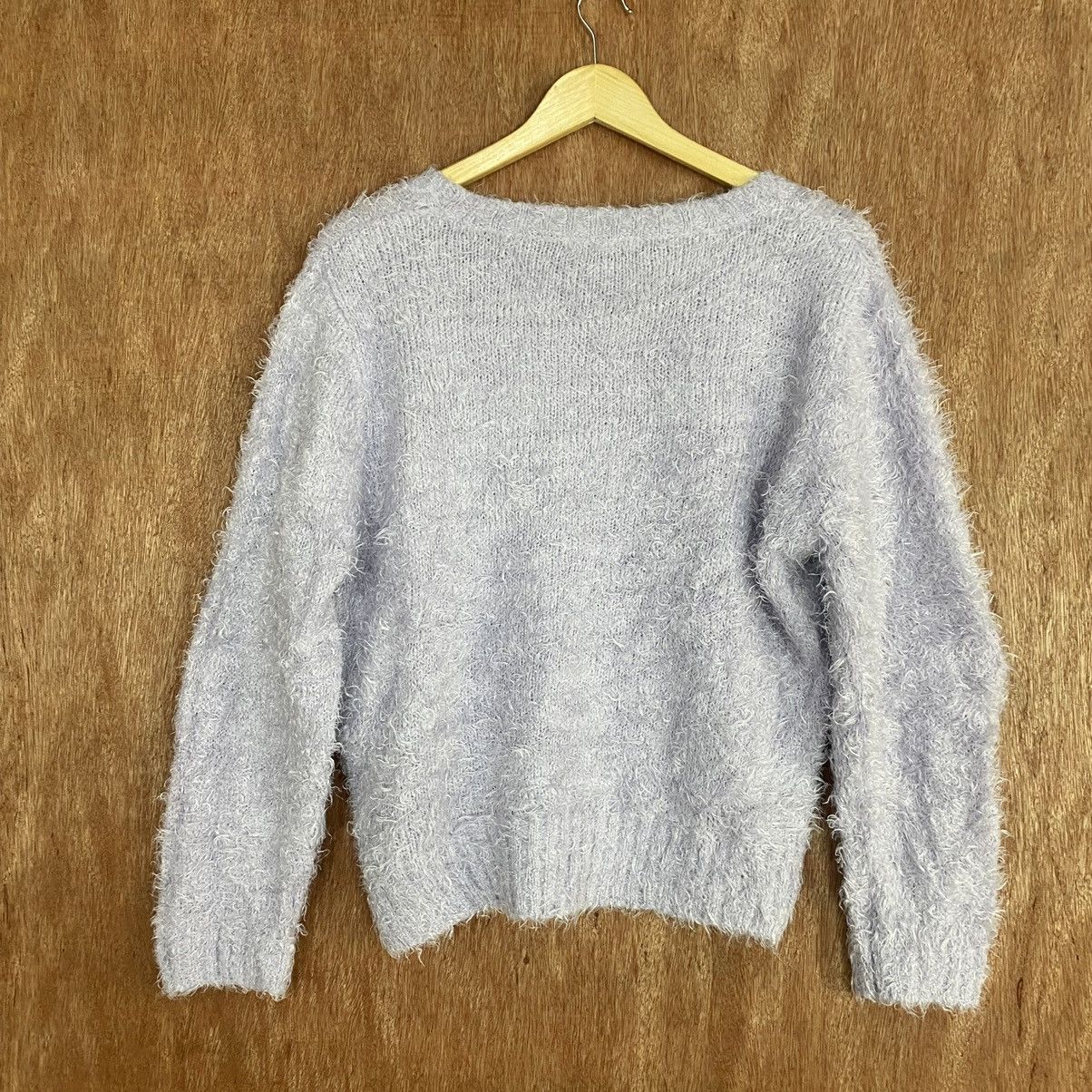 Homespun Knitwear × Japanese Brand La Fraise Mohair Shag Shaggy Knitwear #0388 Size US M / EU 48-50 / 2 - 13 Thumbnail