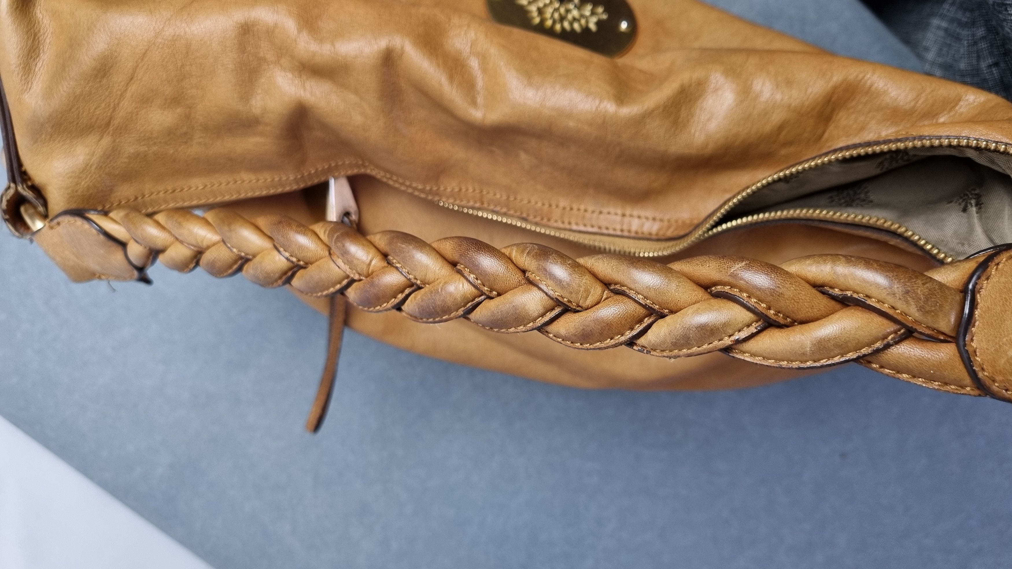 Mulberry × Vintage Mulberry Leather Attractive Roomy Utility Shoulder bag Size ONE SIZE - 12 Thumbnail