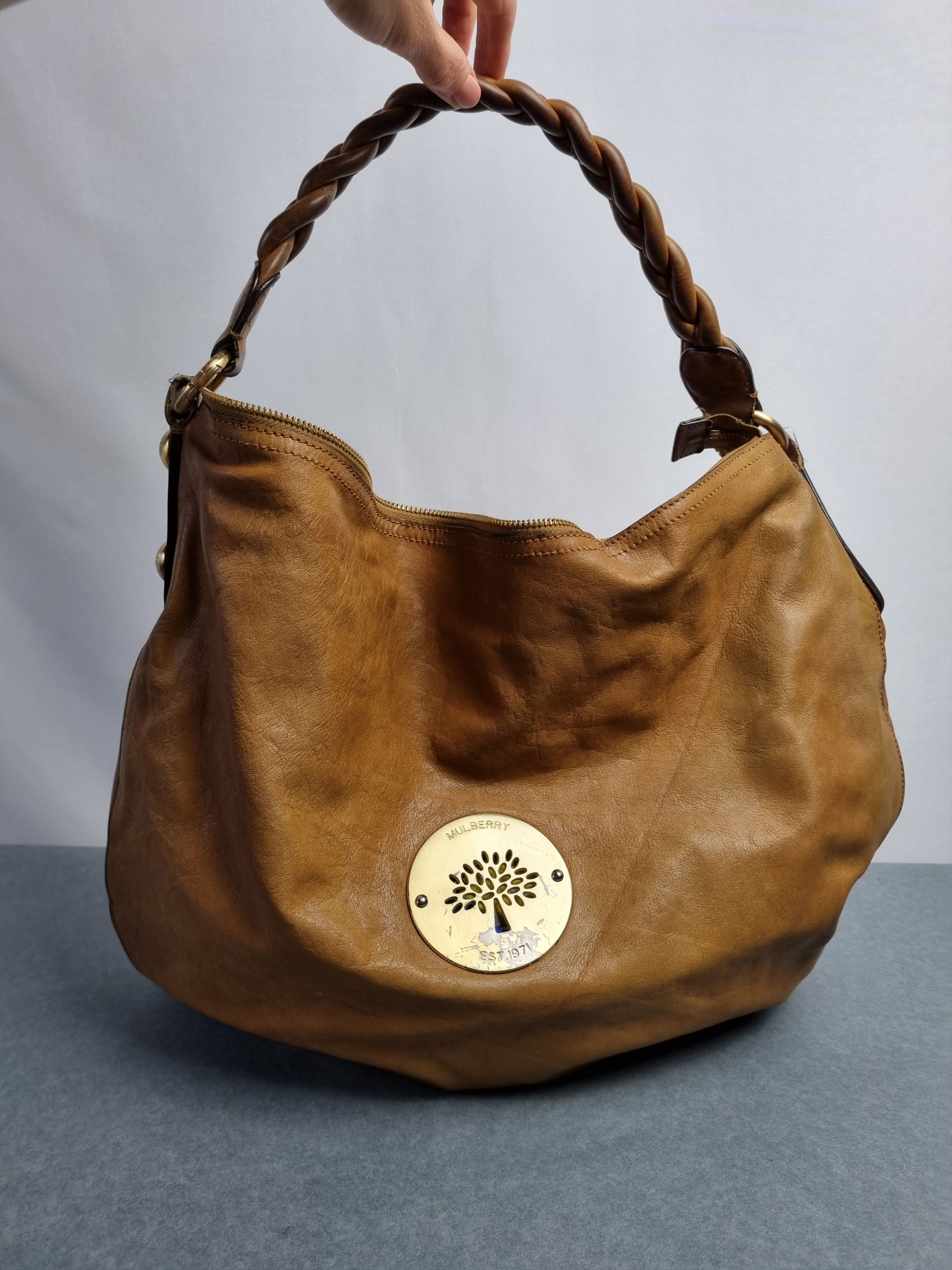 Mulberry × Vintage Mulberry Leather Attractive Roomy Utility Shoulder bag Size ONE SIZE - 22 Thumbnail