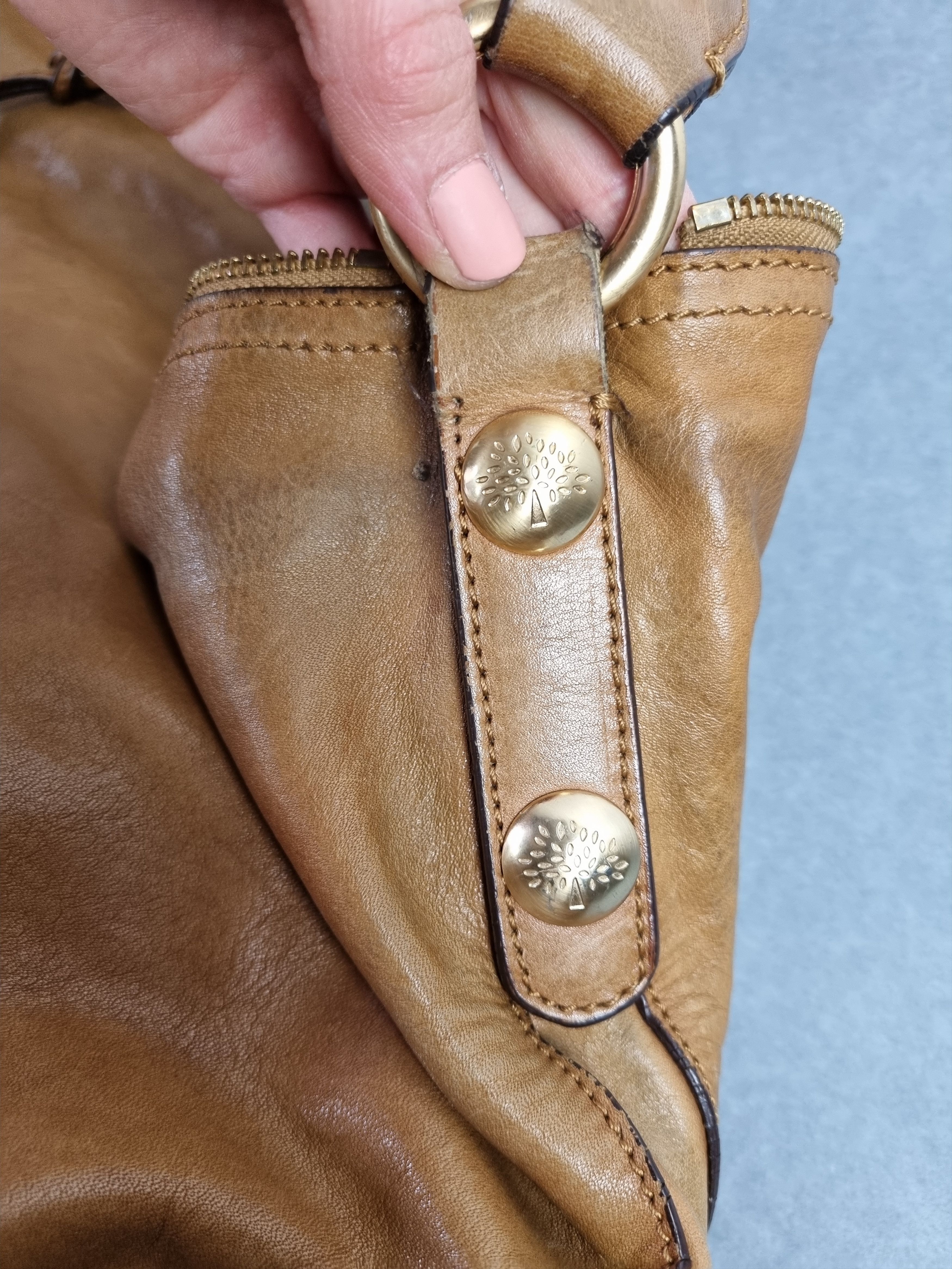 Mulberry × Vintage Mulberry Leather Attractive Roomy Utility Shoulder bag Size ONE SIZE - 16 Thumbnail