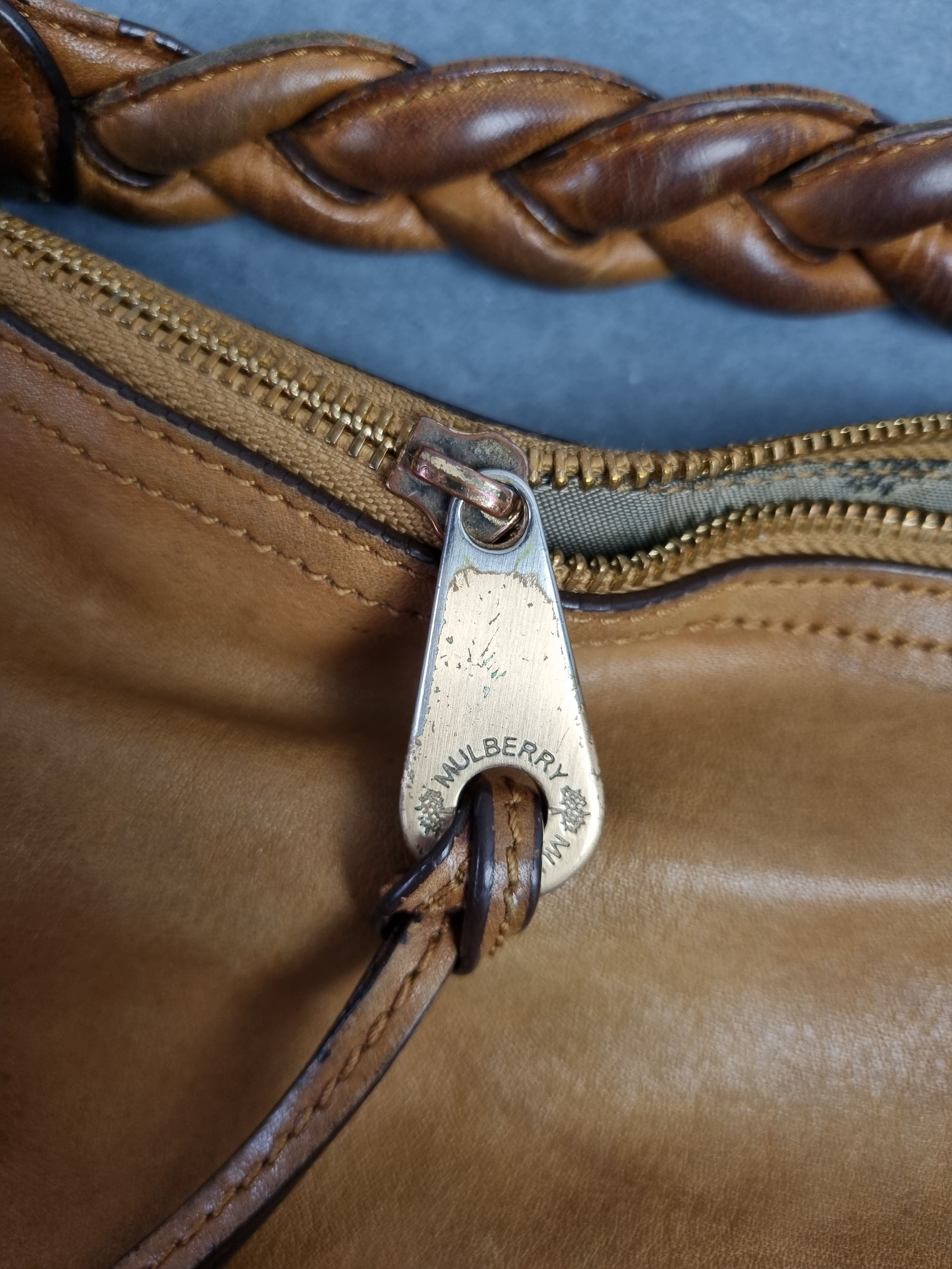 Mulberry × Vintage Mulberry Leather Attractive Roomy Utility Shoulder bag Size ONE SIZE - 18 Thumbnail