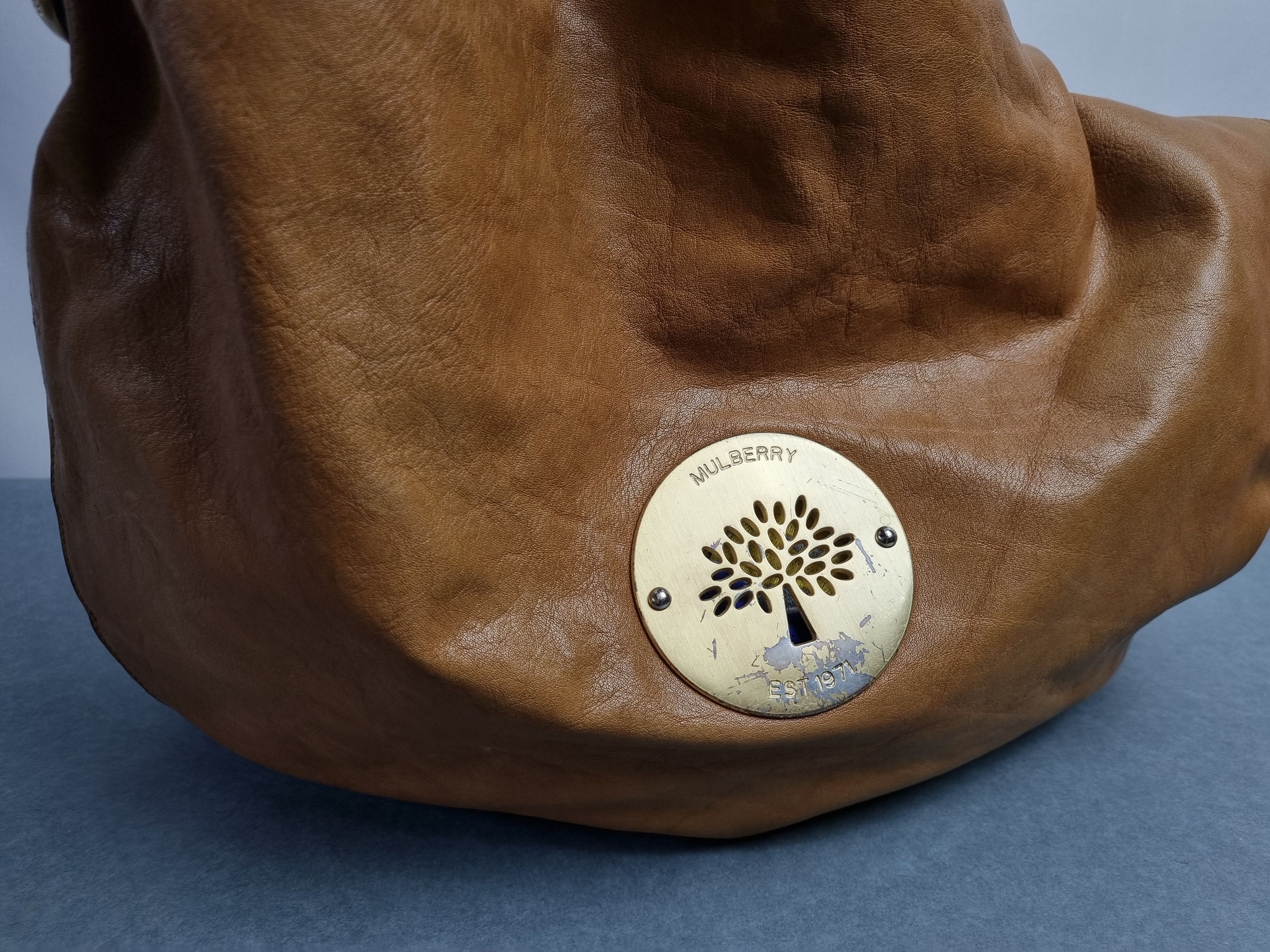Mulberry × Vintage Mulberry Leather Attractive Roomy Utility Shoulder bag Size ONE SIZE - 20 Thumbnail