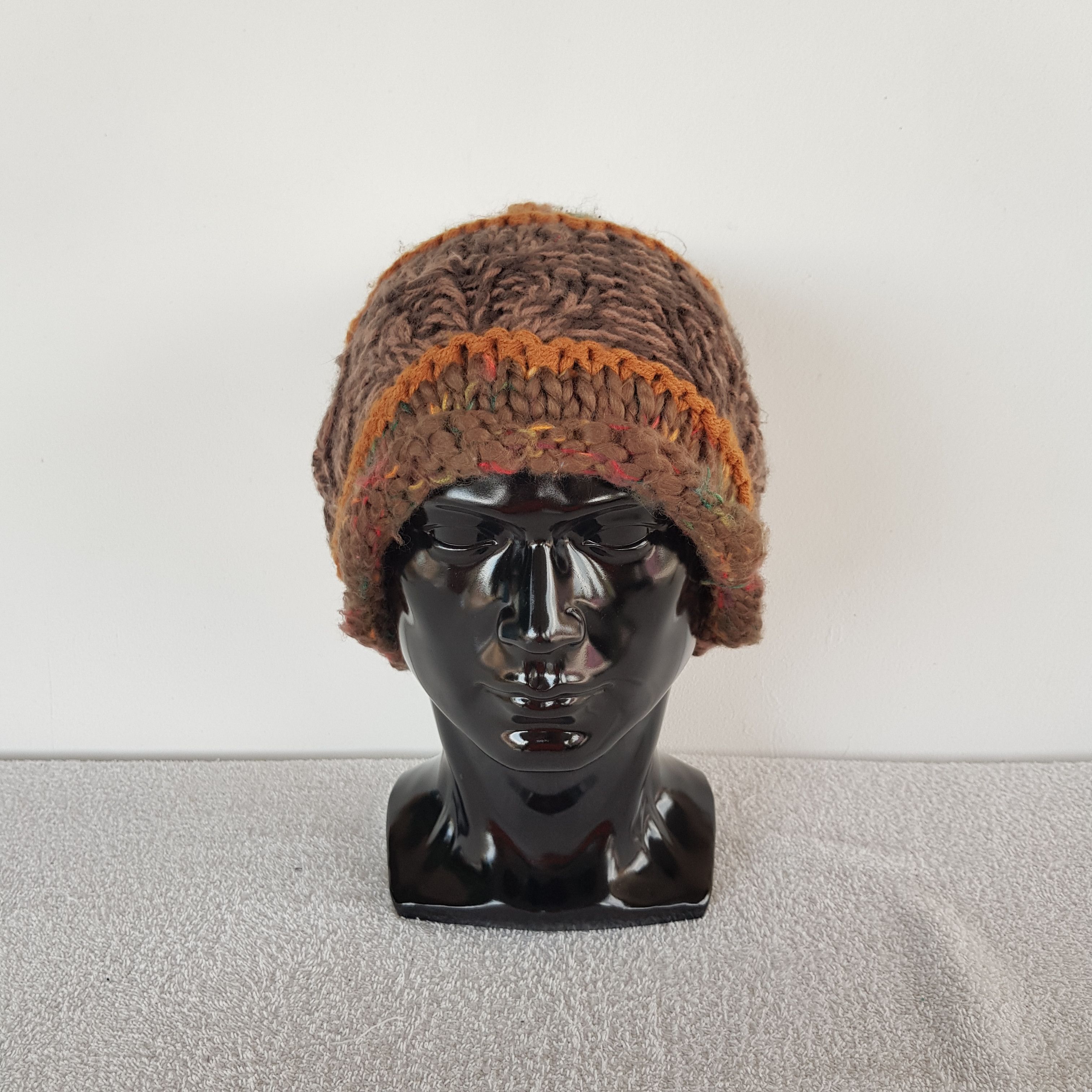 Japanese Brand Unknown Japanese Knitted Crochet Hats Beanie Snow Cap Size ONE SIZE - 2 Thumbnail