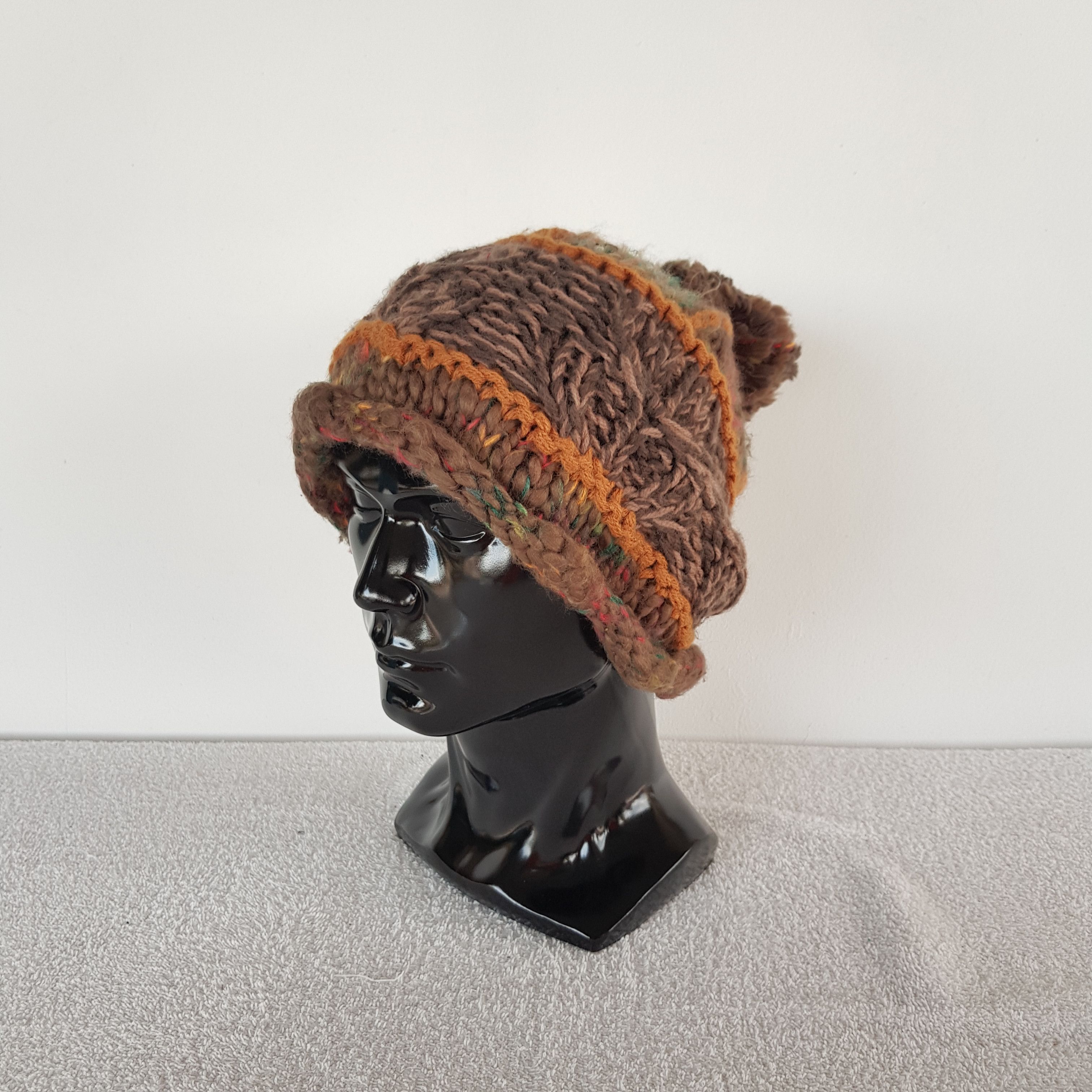 Japanese Brand Unknown Japanese Knitted Crochet Hats Beanie Snow Cap Size ONE SIZE - 1 Thumbnail