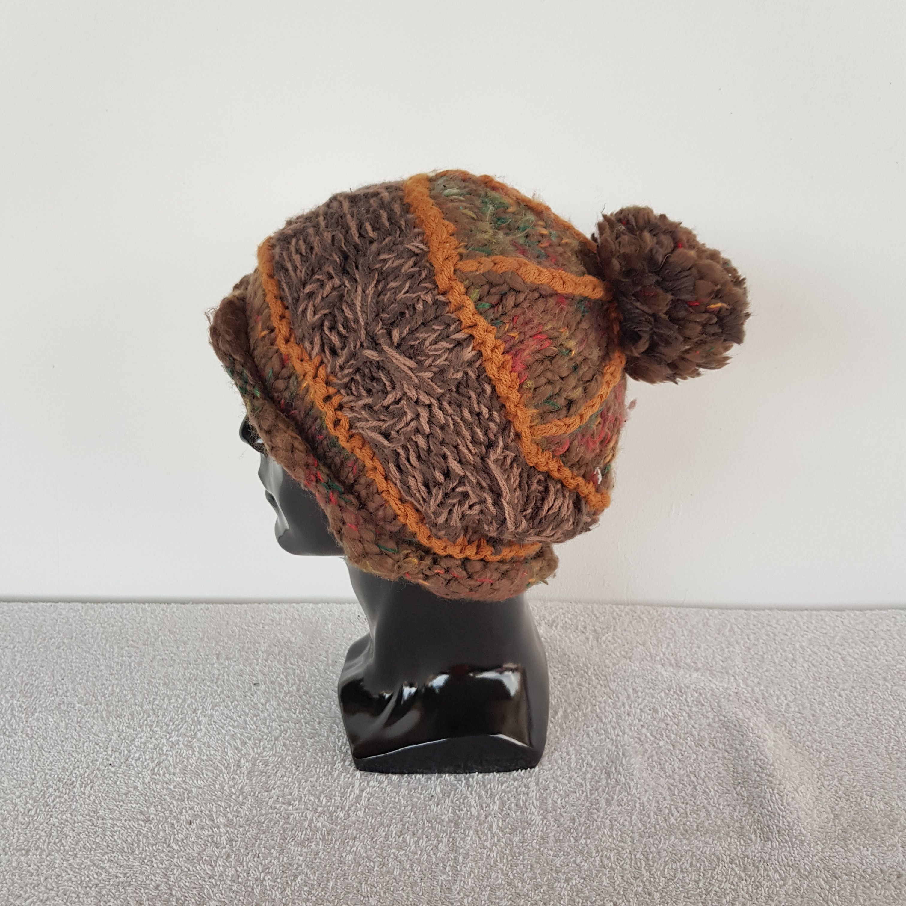 Japanese Brand Unknown Japanese Knitted Crochet Hats Beanie Snow Cap Size ONE SIZE - 4 Thumbnail