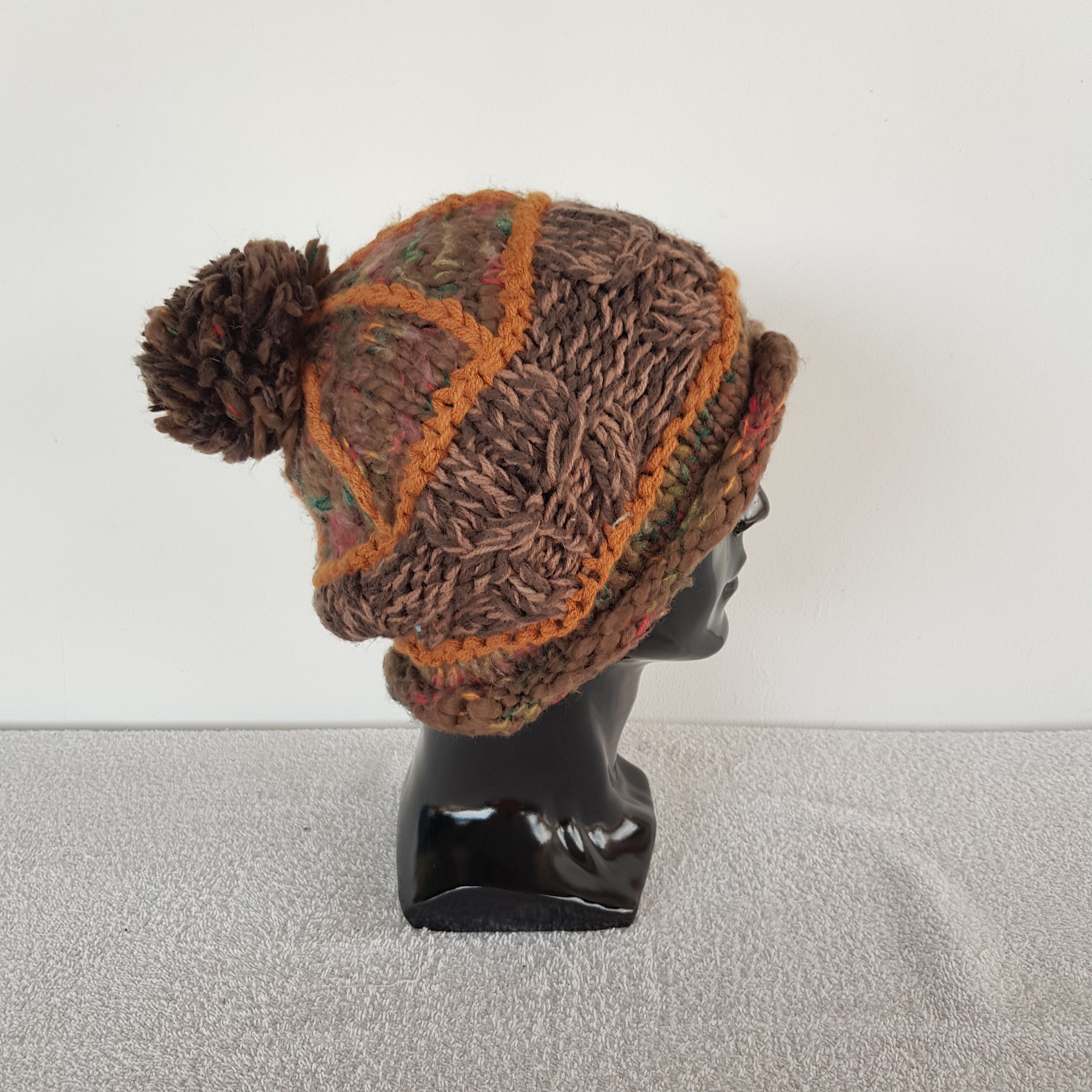 Japanese Brand Unknown Japanese Knitted Crochet Hats Beanie Snow Cap Size ONE SIZE - 3 Thumbnail