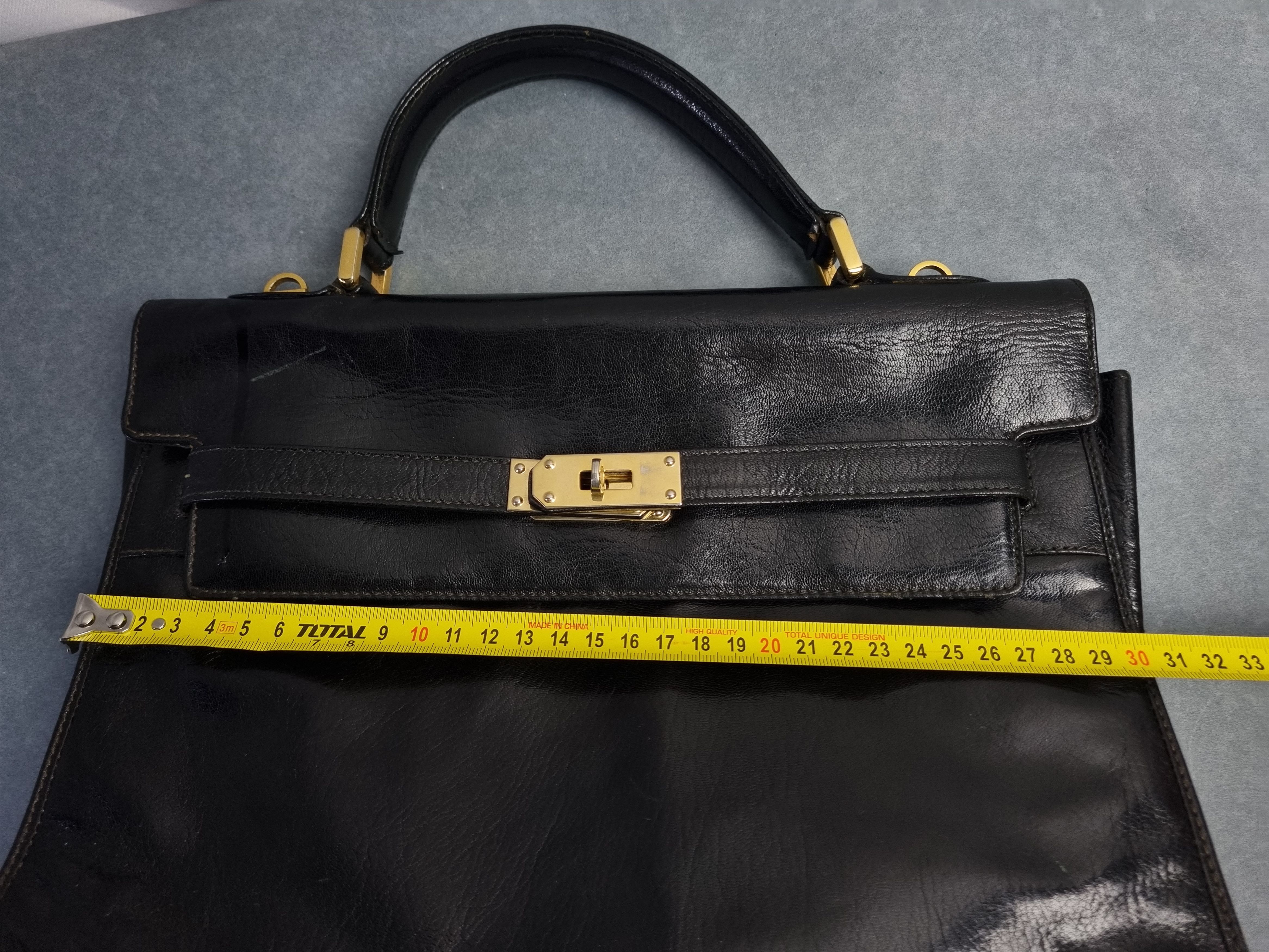 Leather × Vintage Astor Leather Bag Hermes Design Size ONE SIZE - 17 Thumbnail
