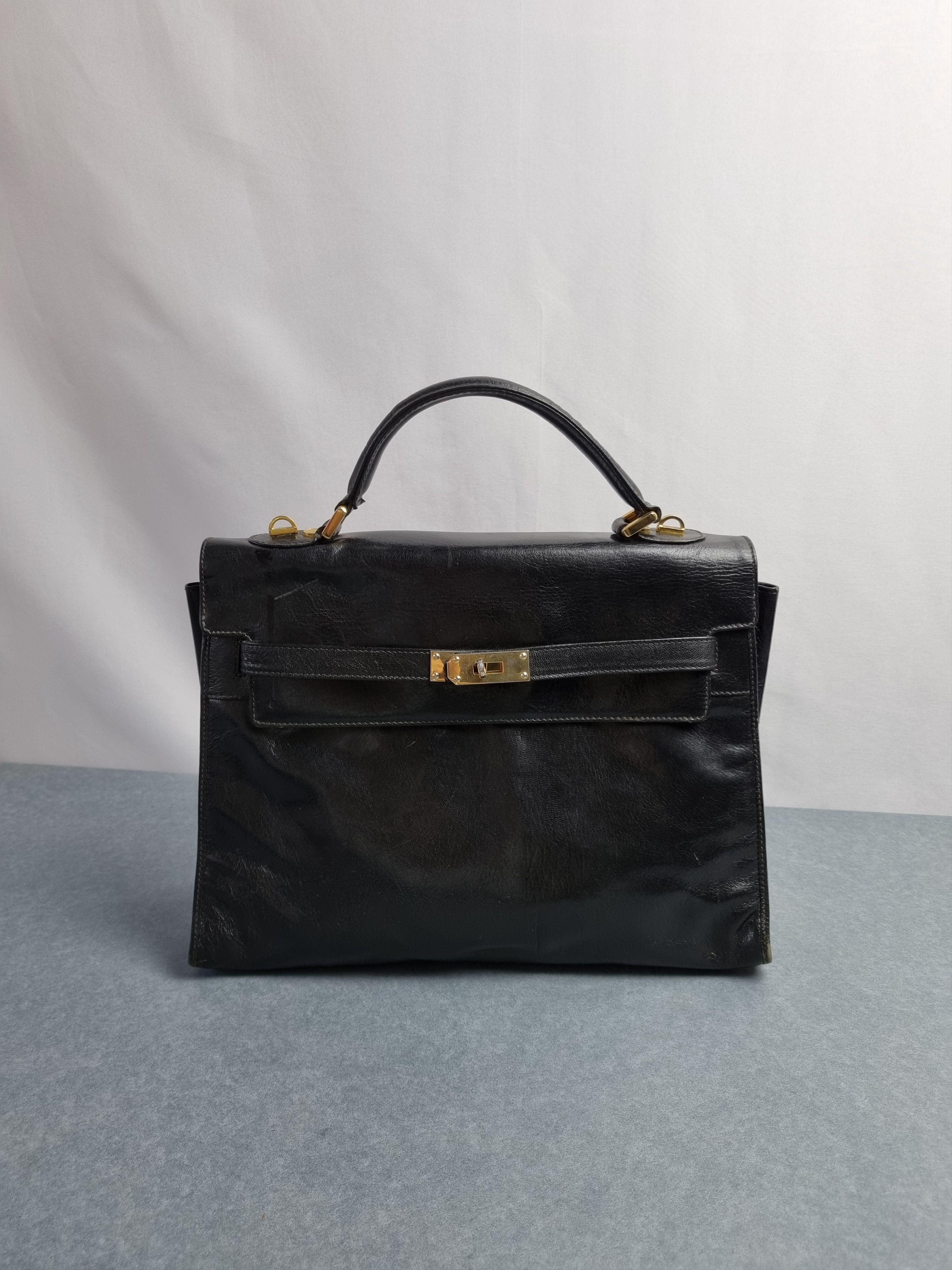 Leather × Vintage Astor Leather Bag Hermes Design Size ONE SIZE - 2 Thumbnail