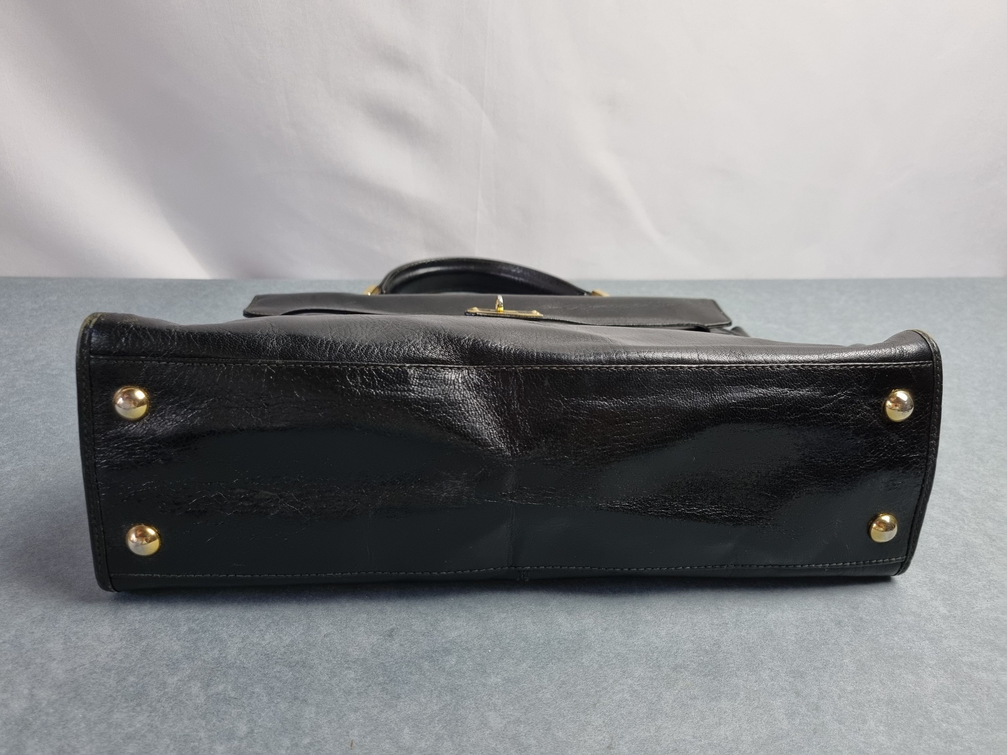 Leather × Vintage Astor Leather Bag Hermes Design Size ONE SIZE - 6 Thumbnail