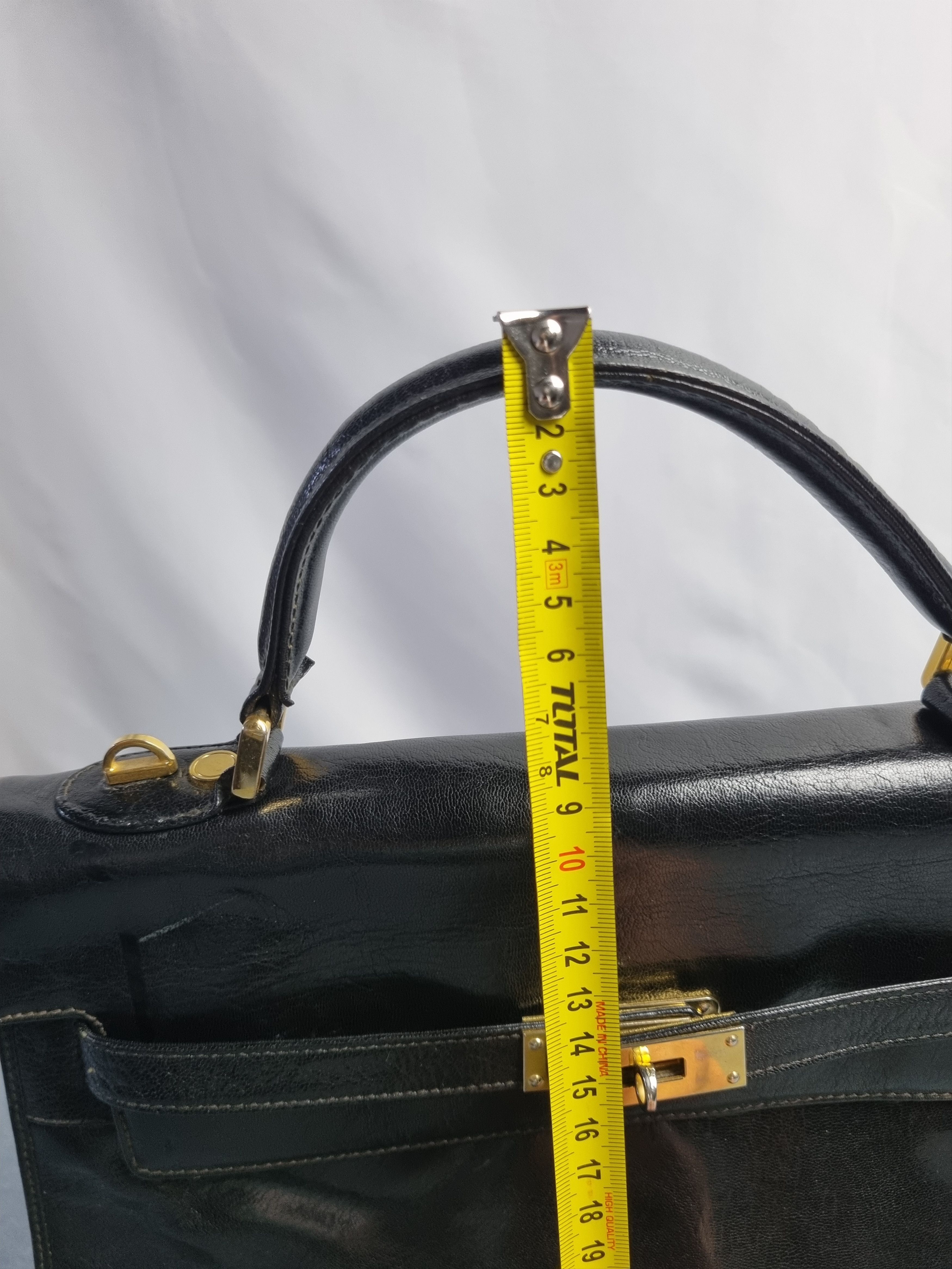 Leather × Vintage Astor Leather Bag Hermes Design Size ONE SIZE - 14 Thumbnail