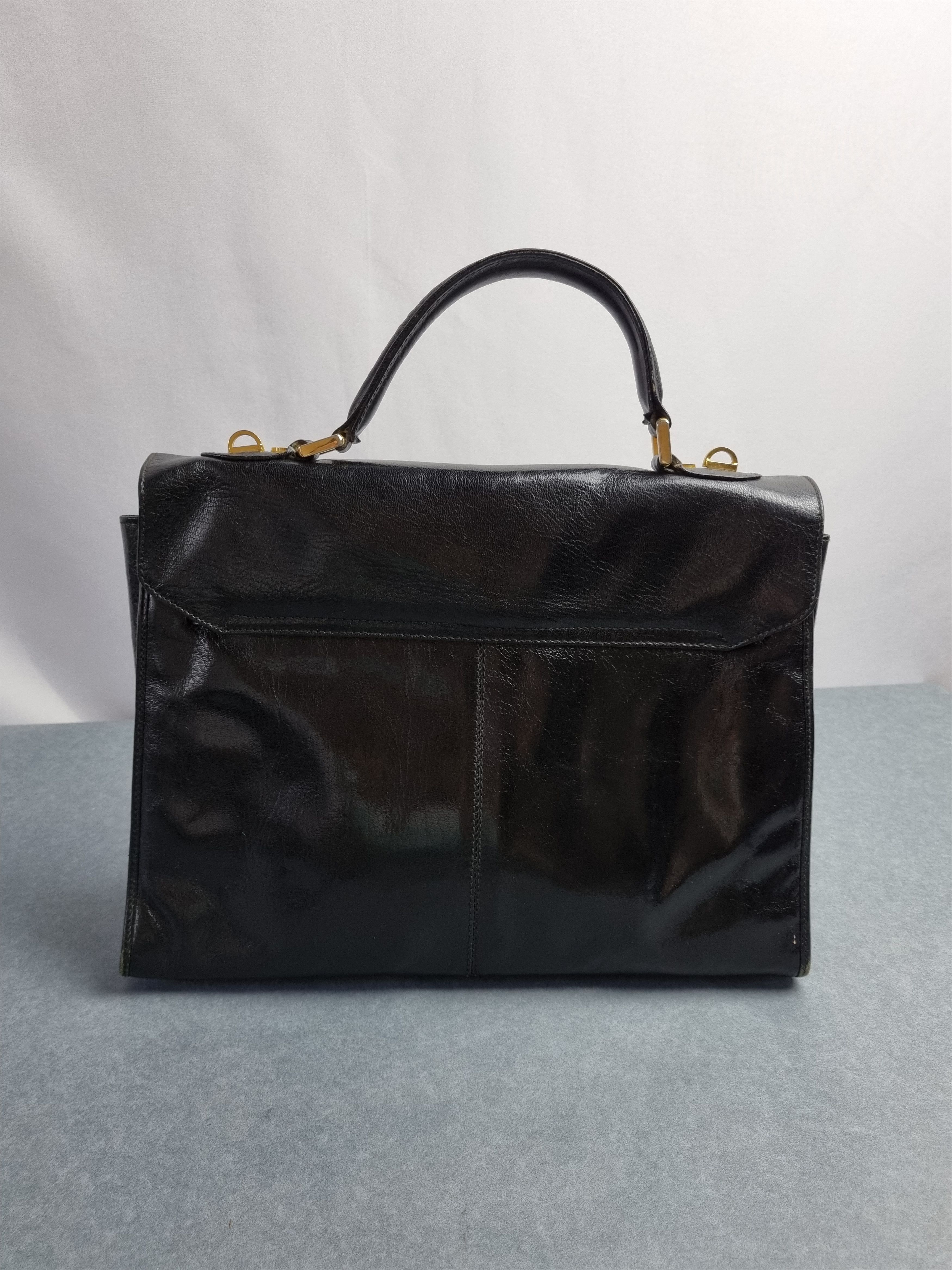 Leather × Vintage Astor Leather Bag Hermes Design Size ONE SIZE - 4 Thumbnail