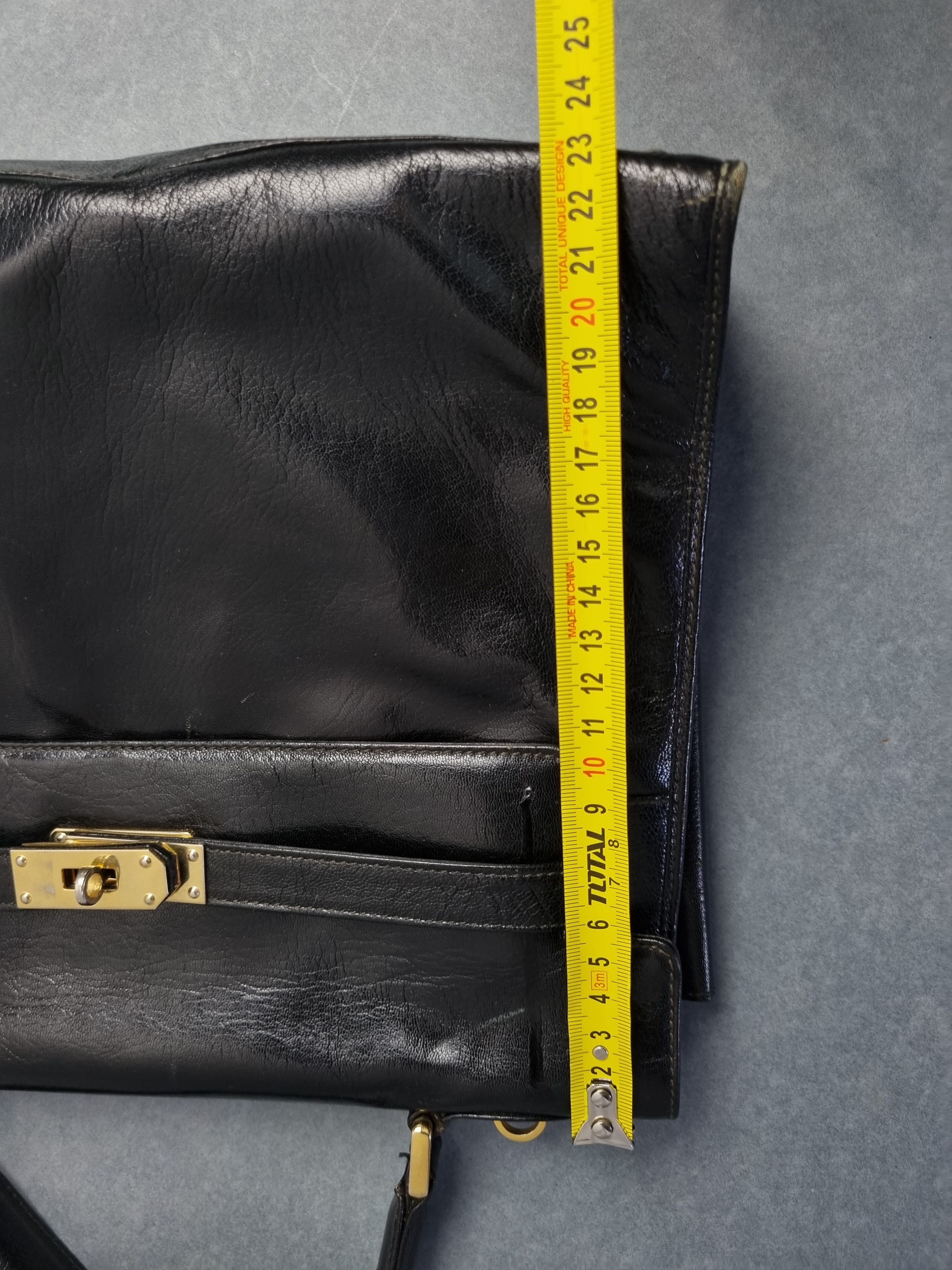 Leather × Vintage Astor Leather Bag Hermes Design Size ONE SIZE - 16 Thumbnail