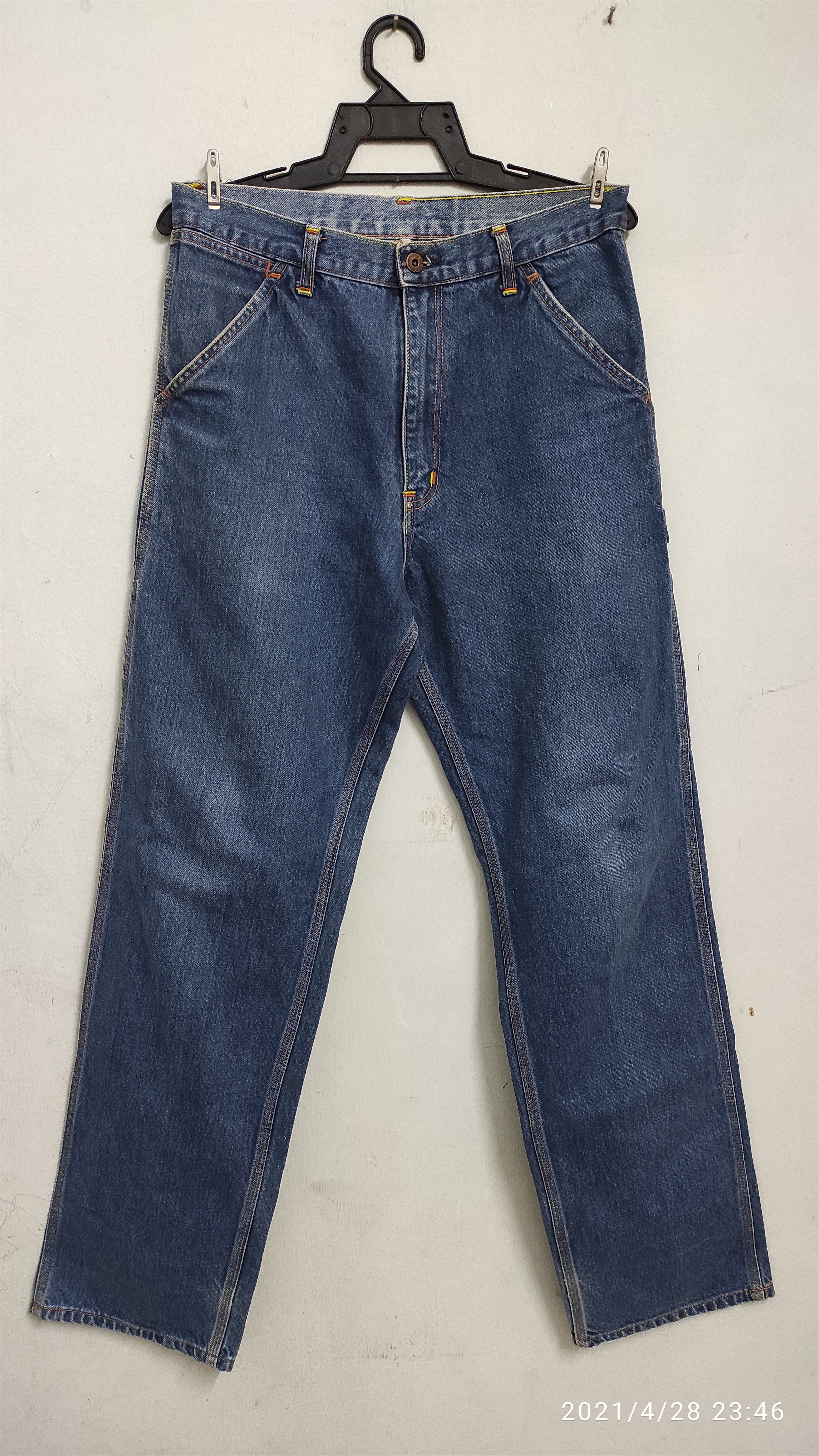 Vintage Vintage 80's Carpenter 8 Pockets denim pants Size US 31 - 1 Thumbnail