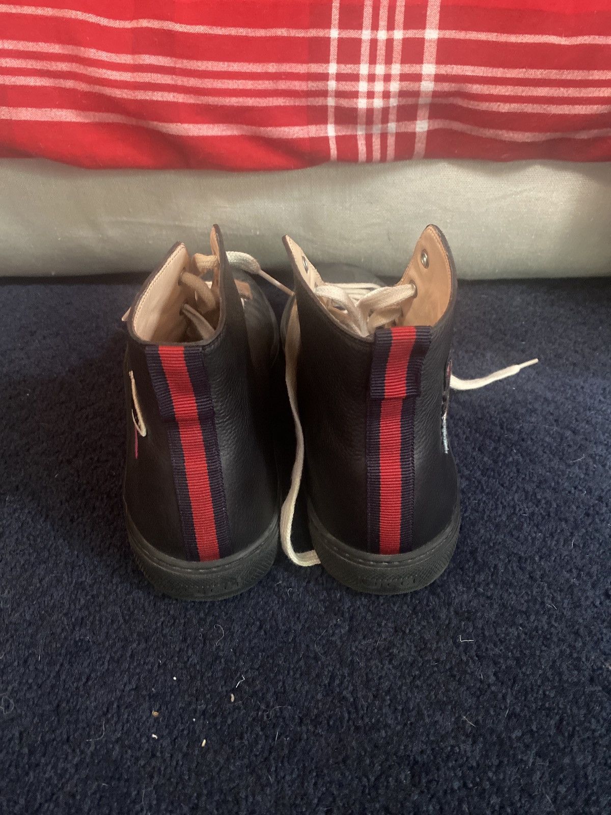 Gucci Gucci leather high tops Size US 11 / EU 44 - 4 Thumbnail