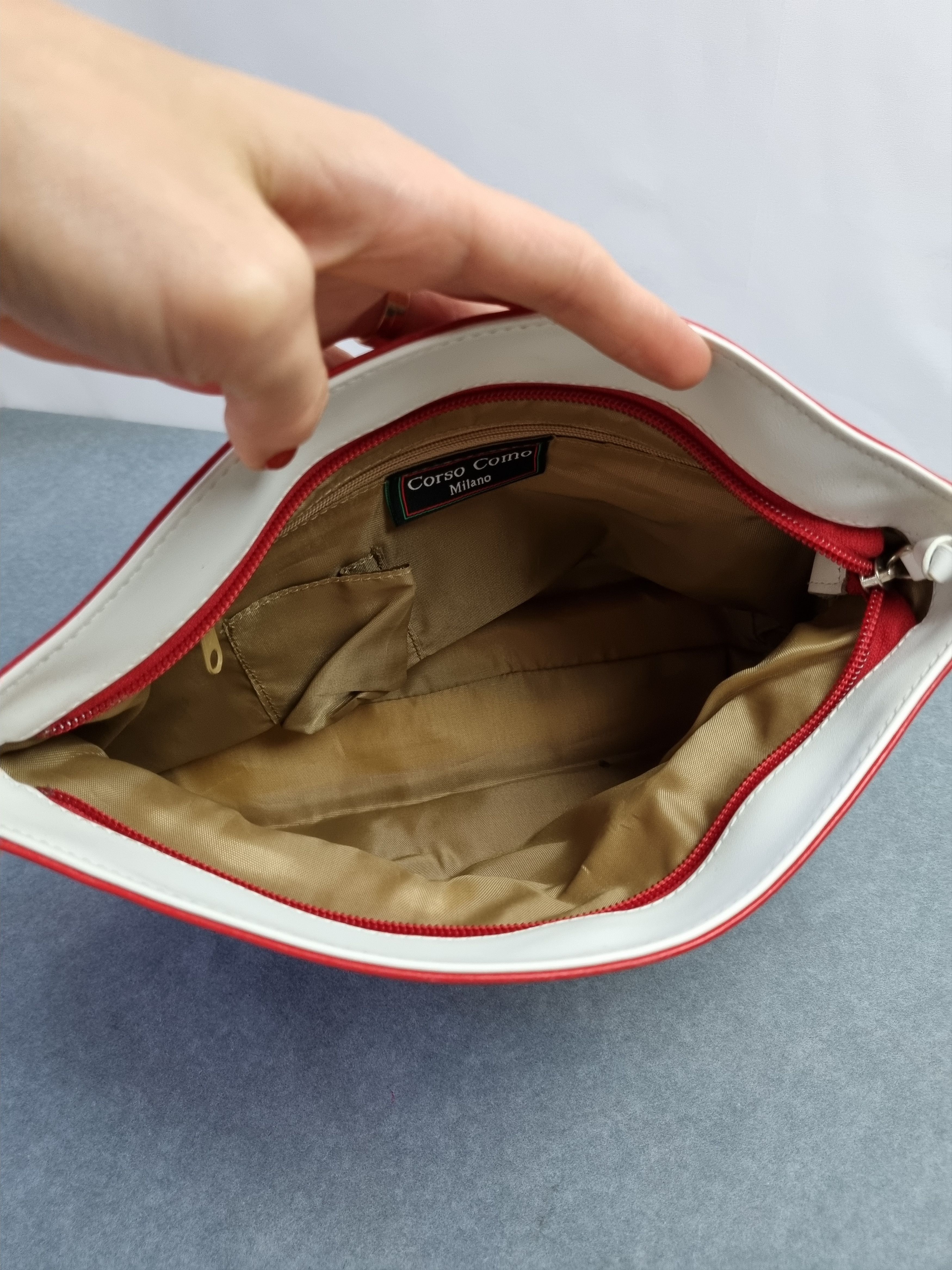 10 Corso Como × Vintage Corso Como Milano Mini Red Luxury Shoulder Hand Bag Size ONE SIZE - 7 Thumbnail