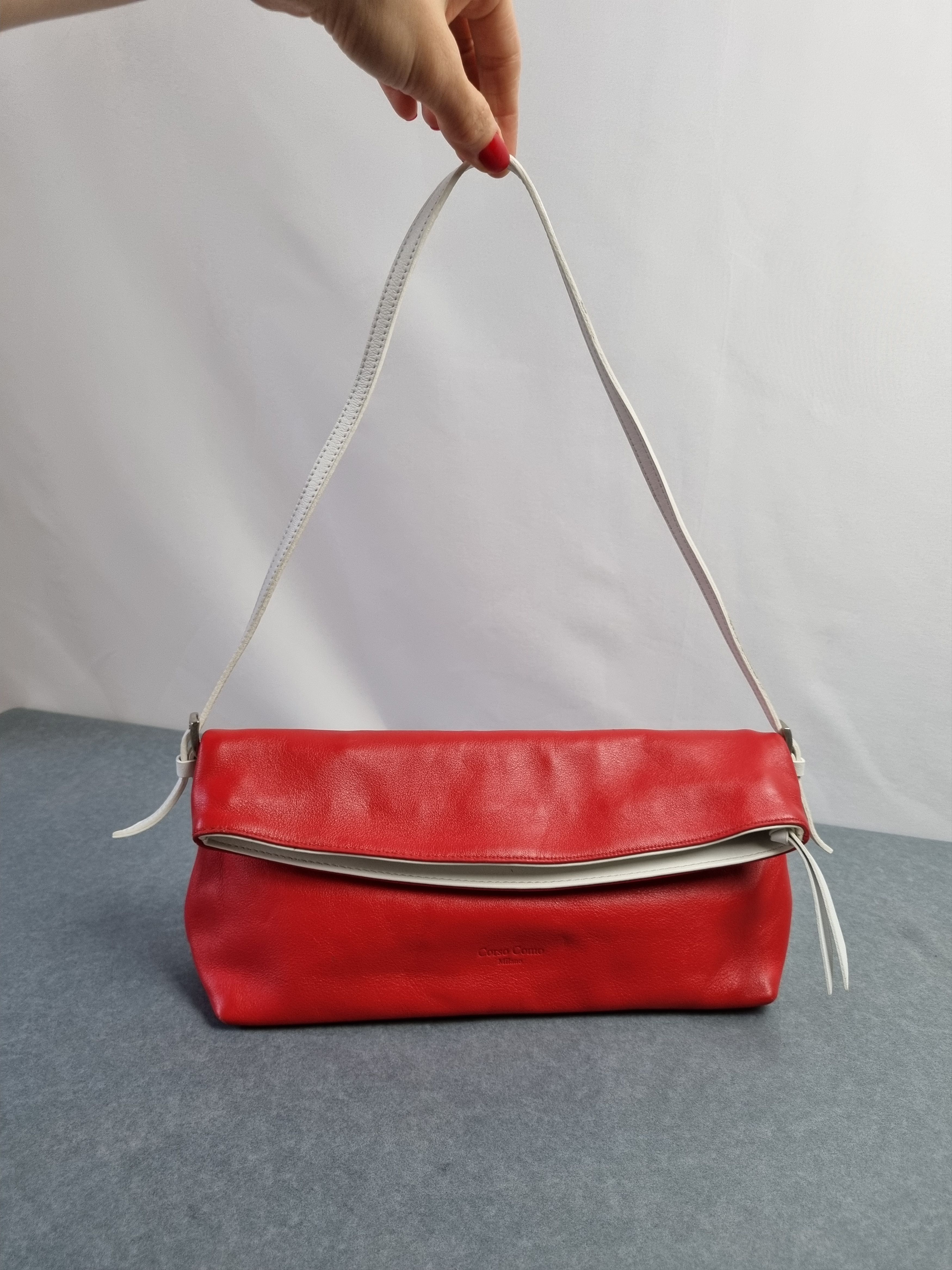 10 Corso Como × Vintage Corso Como Milano Mini Red Luxury Shoulder Hand Bag Size ONE SIZE - 1 Thumbnail