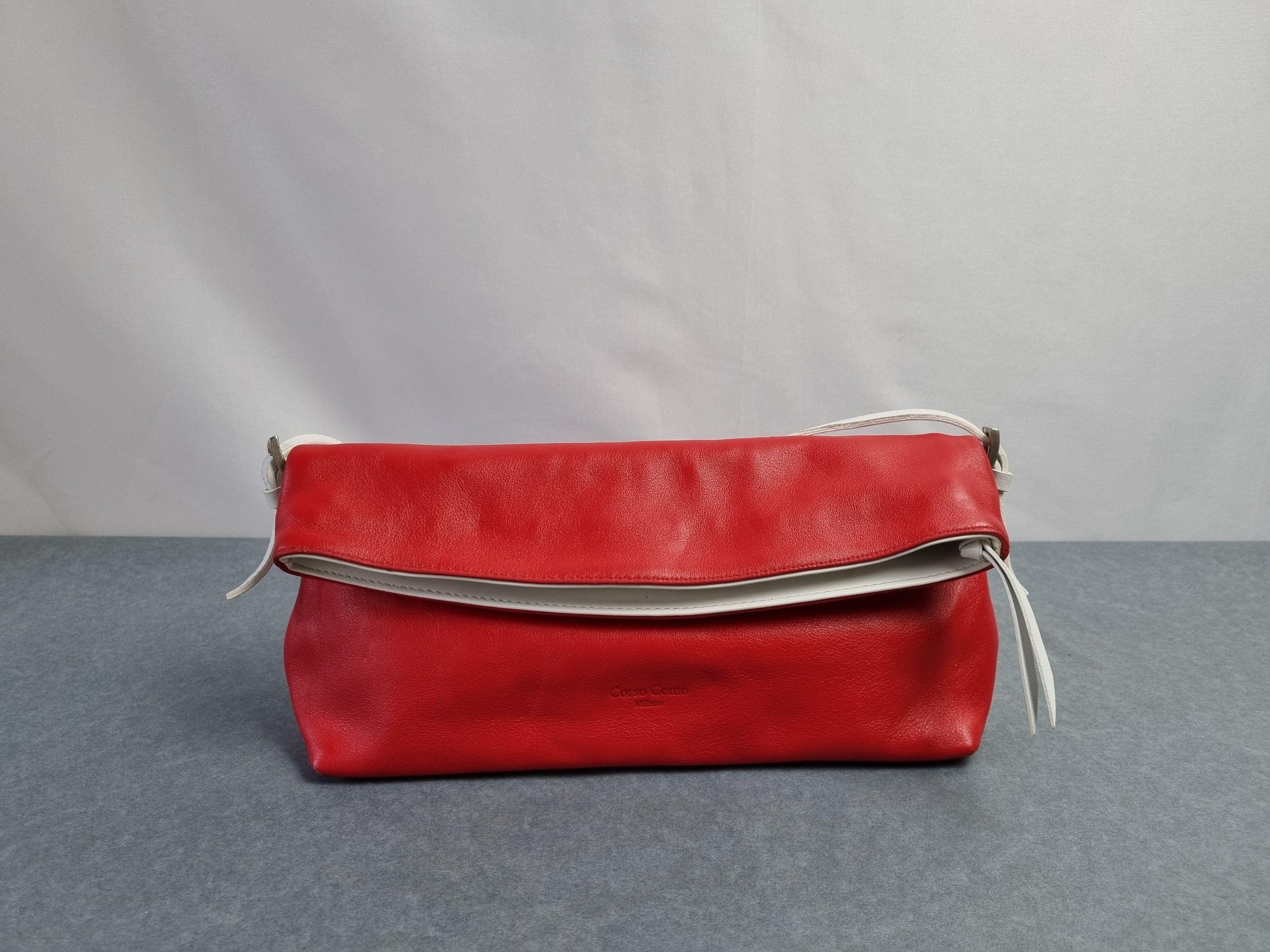 10 Corso Como × Vintage Corso Como Milano Mini Red Luxury Shoulder Hand Bag Size ONE SIZE - 2 Thumbnail