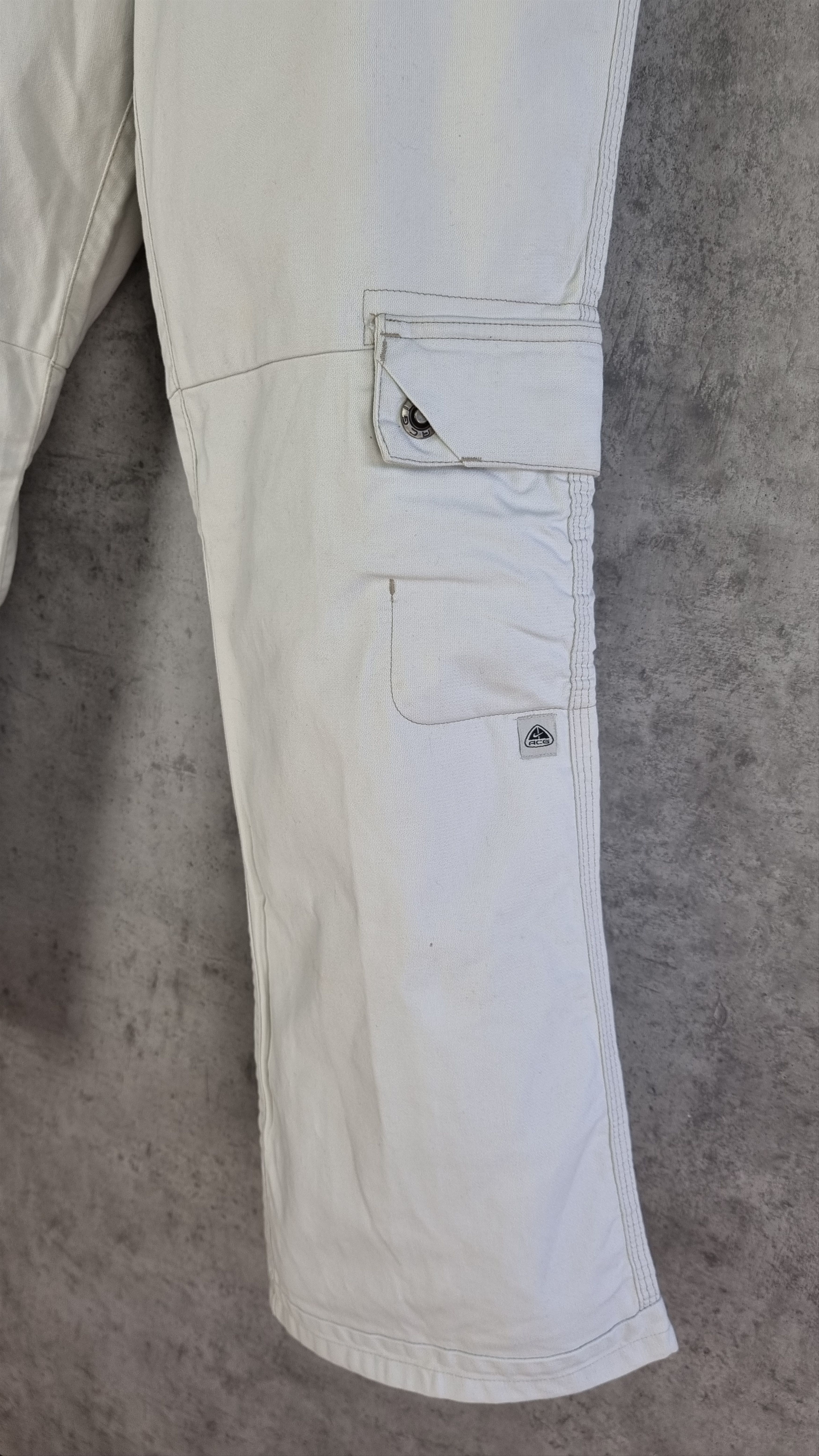Nike × Nike ACG Nike ACG Double Cargo Rare Size Cargo Heavy Cotton Pants Size US 29 - 11 Thumbnail