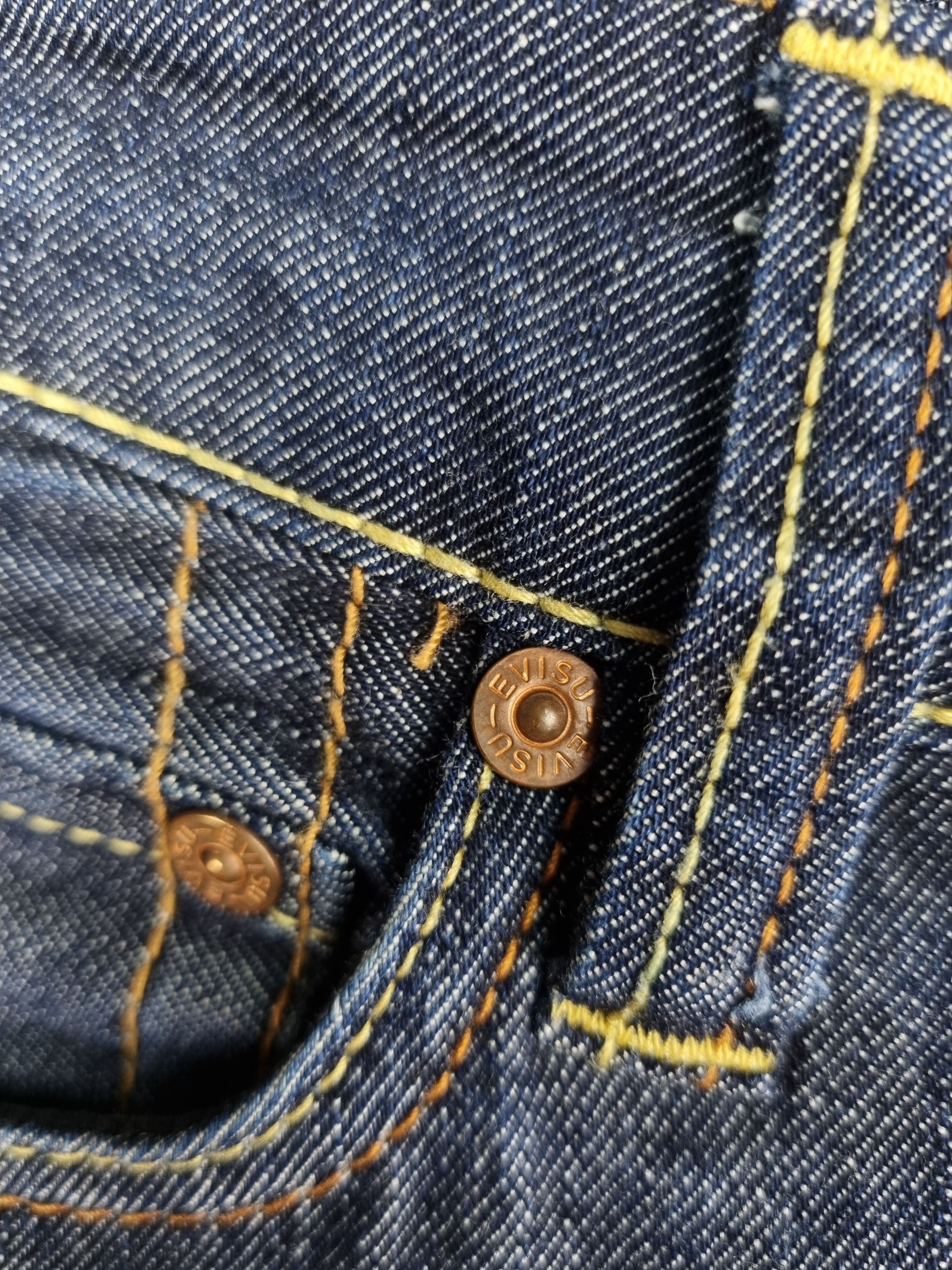 Japanese Brand × Vintage Rare size Evisu Raw Denim Slim fit Jeans Size US 28 / EU 44 - 15 Thumbnail