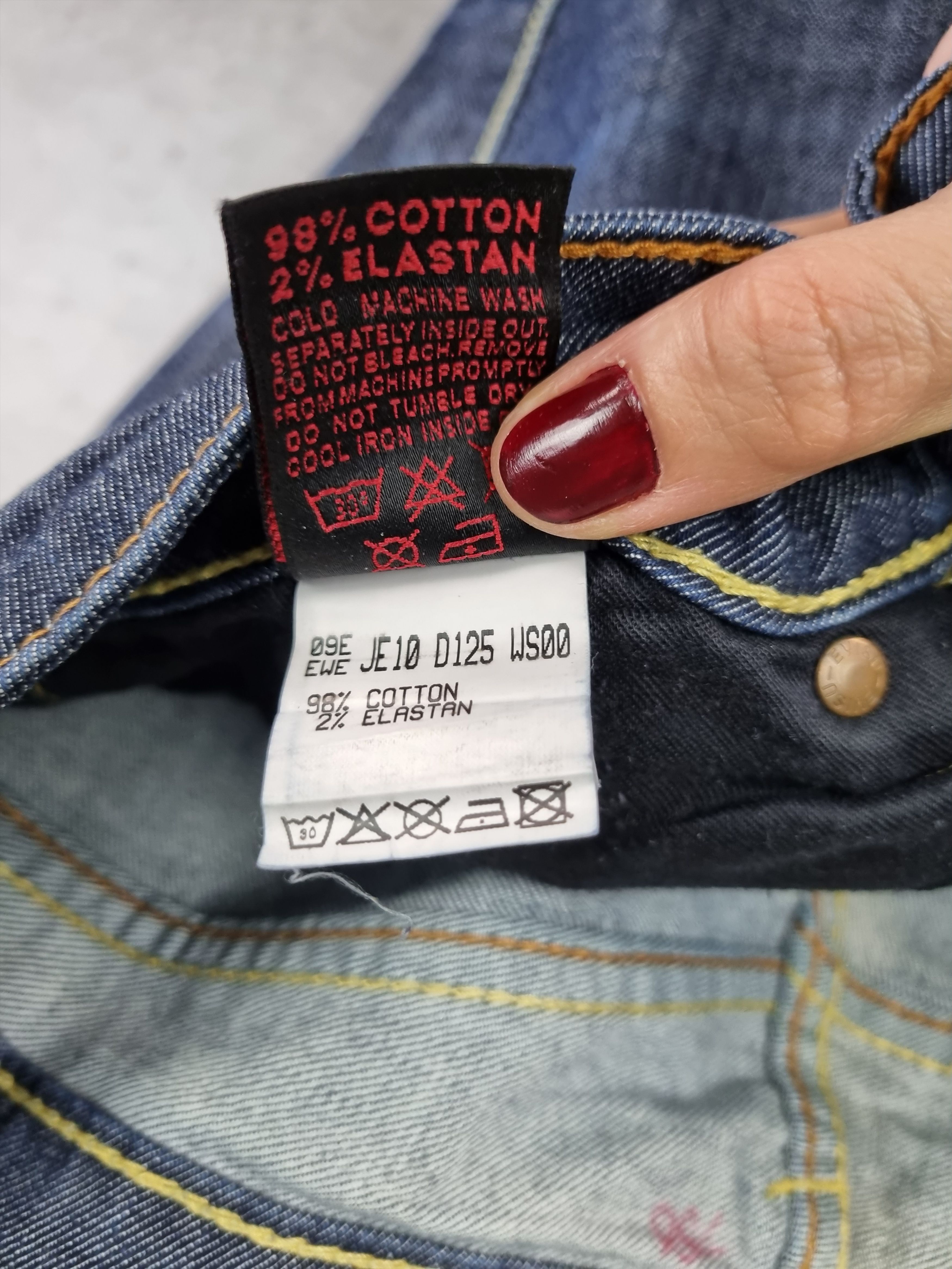 Japanese Brand × Vintage Rare size Evisu Raw Denim Slim fit Jeans Size US 28 / EU 44 - 10 Thumbnail