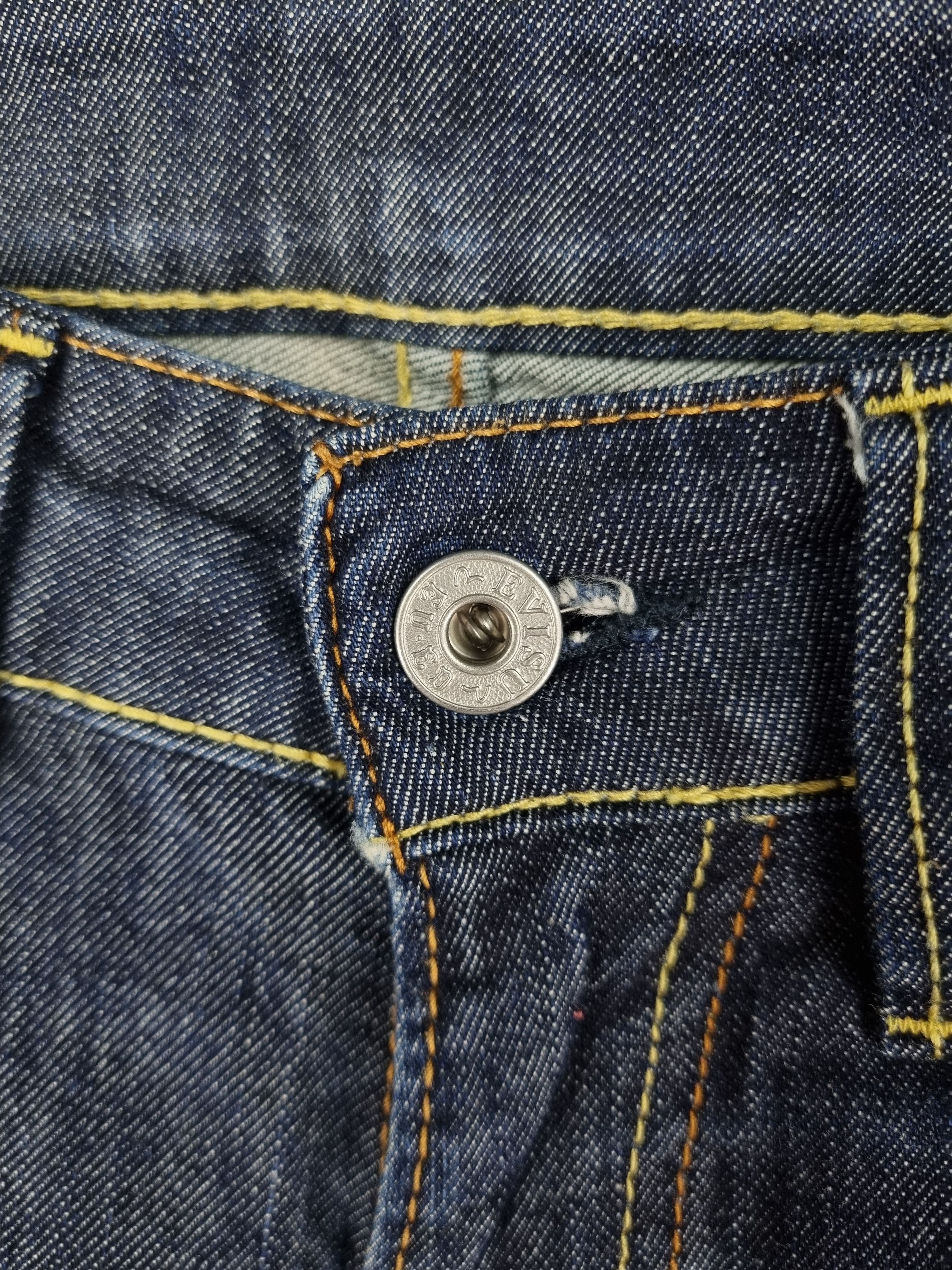 Japanese Brand × Vintage Rare size Evisu Raw Denim Slim fit Jeans Size US 28 / EU 44 - 16 Thumbnail