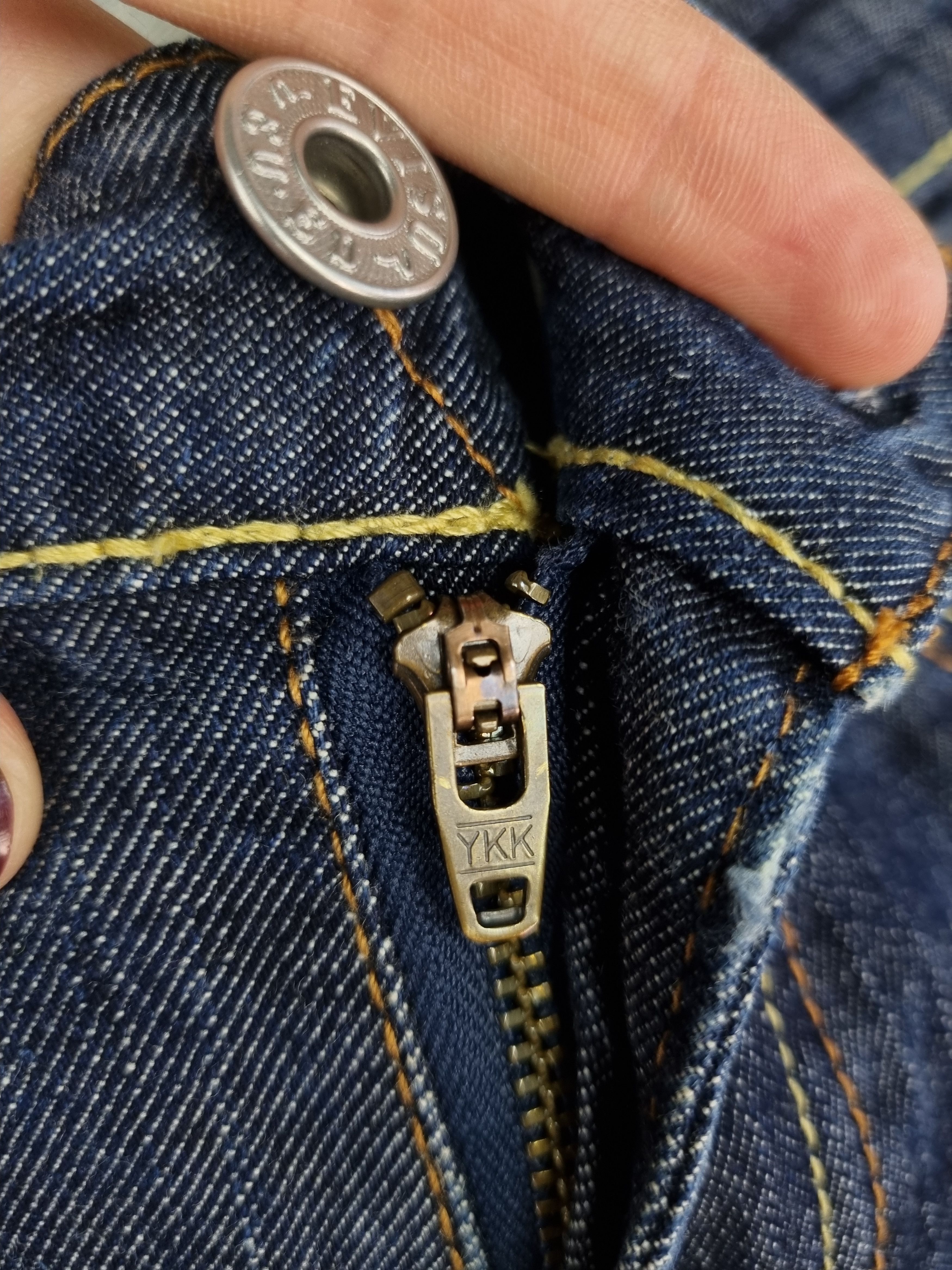 Japanese Brand × Vintage Rare size Evisu Raw Denim Slim fit Jeans Size US 28 / EU 44 - 12 Thumbnail