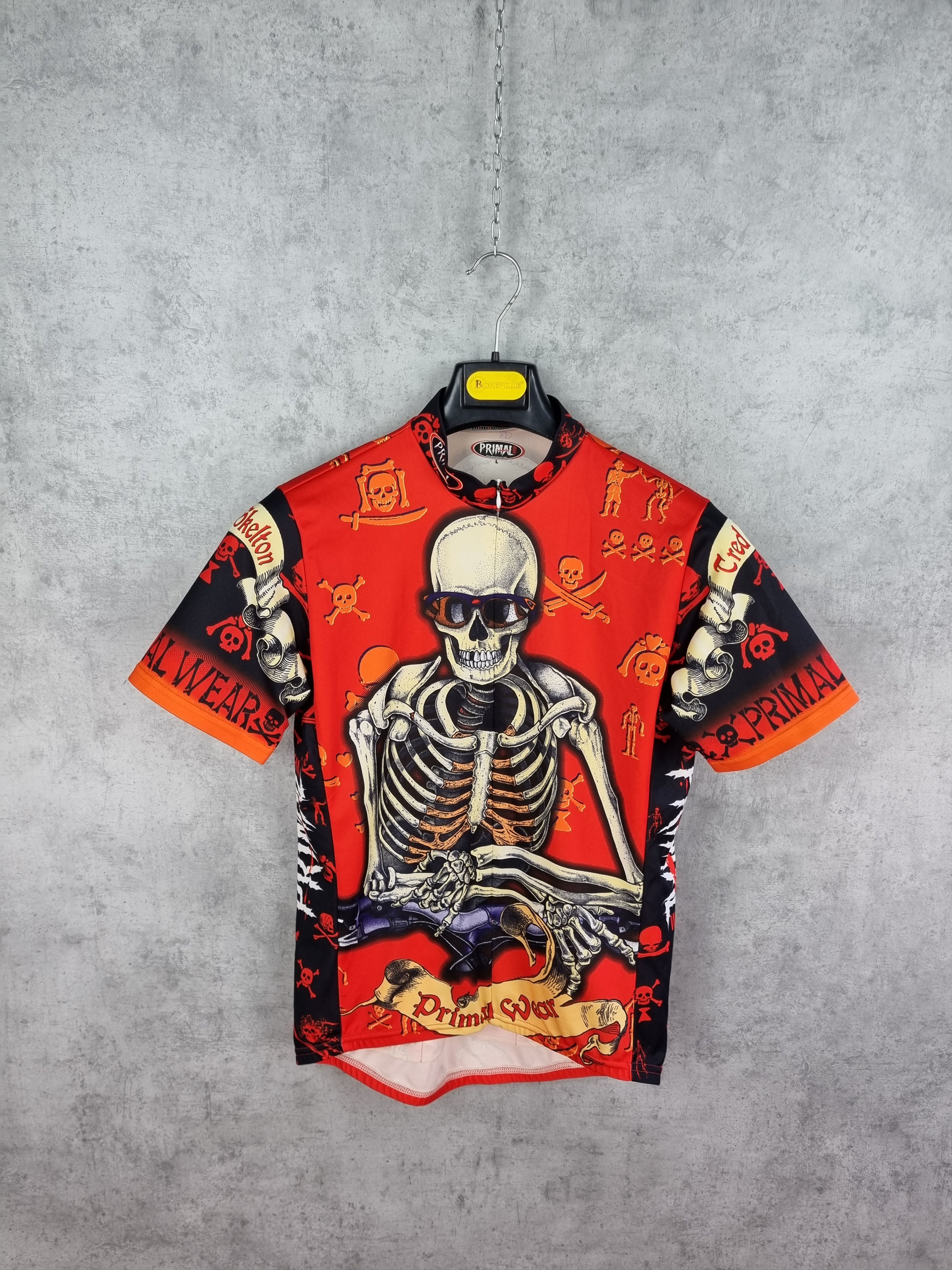 Vintage Primal Skull Vintage Bike Jersey Tee Shirt Size US L / EU 52-54 / 3 - 1 Thumbnail