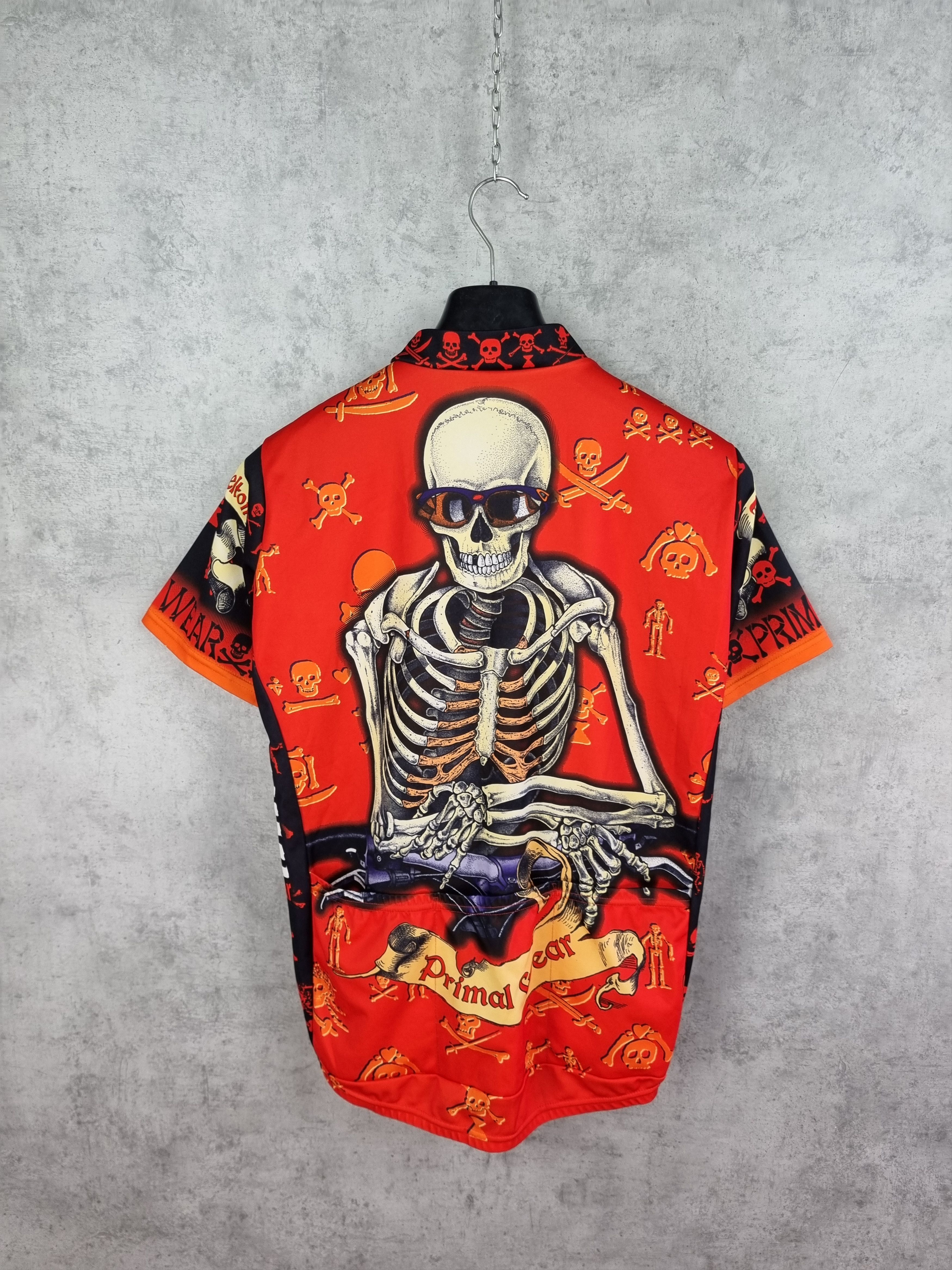 Vintage Primal Skull Vintage Bike Jersey Tee Shirt Size US L / EU 52-54 / 3 - 2 Thumbnail