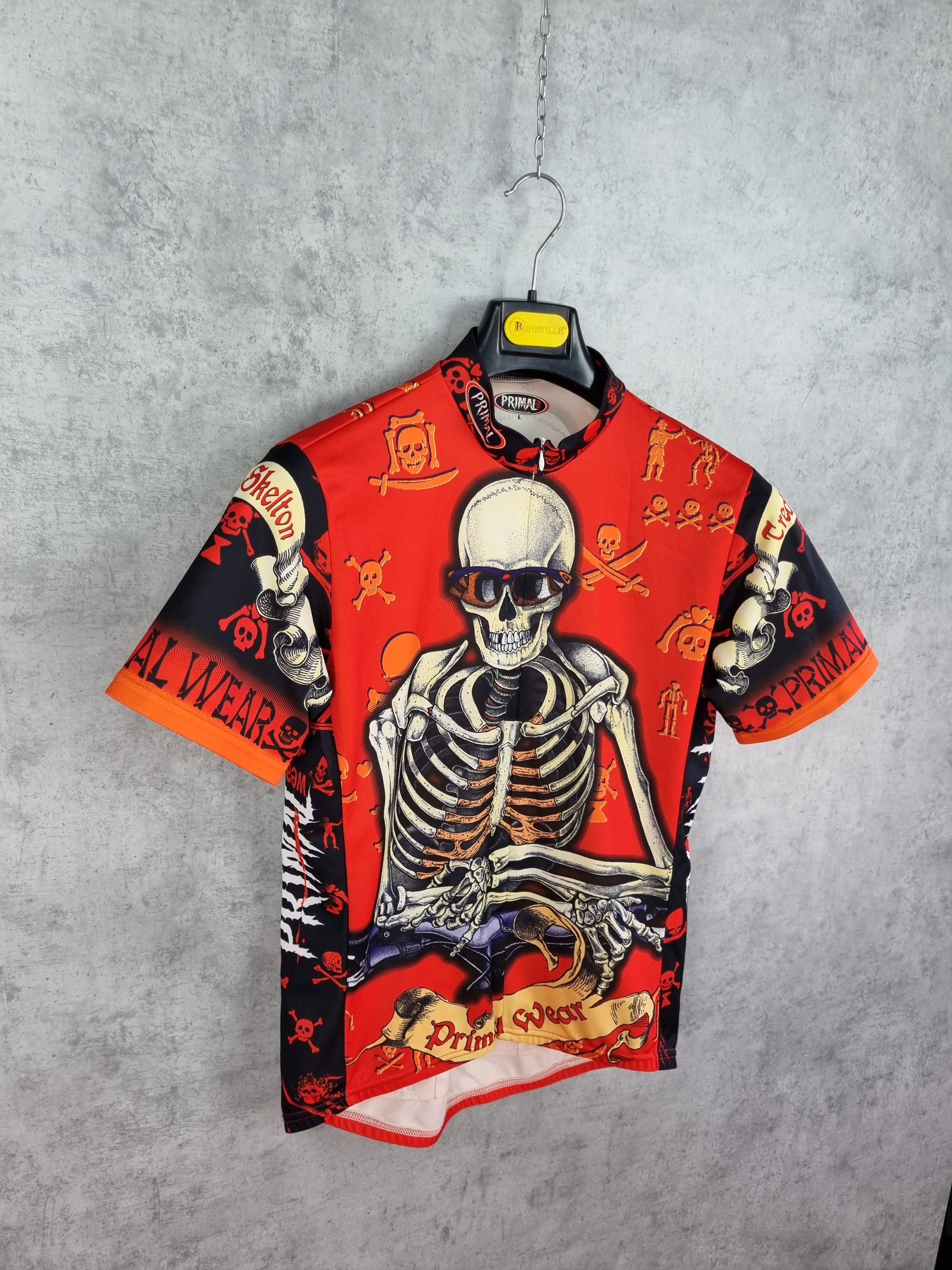 Vintage Primal Skull Vintage Bike Jersey Tee Shirt Size US L / EU 52-54 / 3 - 3 Thumbnail