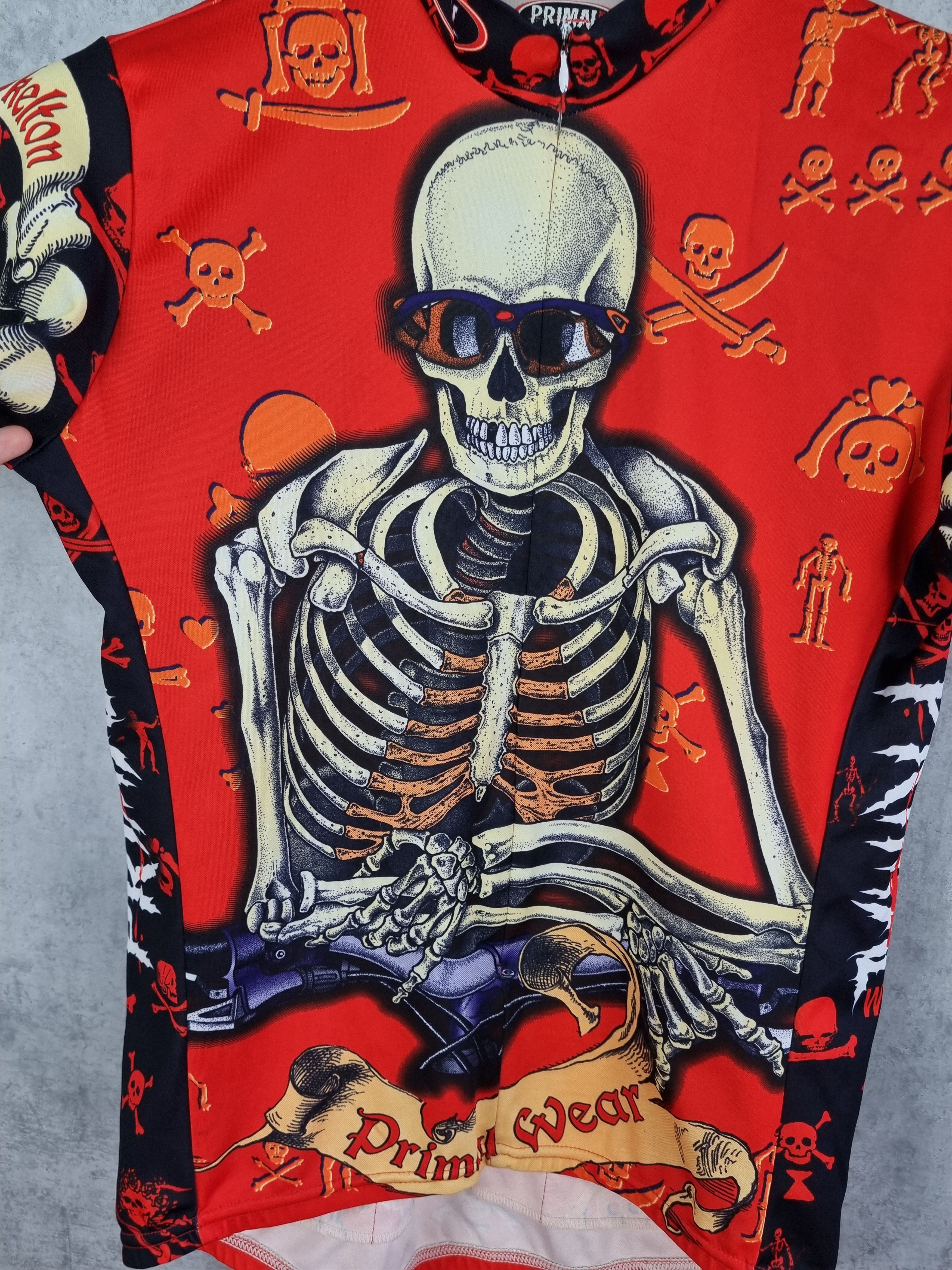 Vintage Primal Skull Vintage Bike Jersey Tee Shirt Size US L / EU 52-54 / 3 - 4 Thumbnail