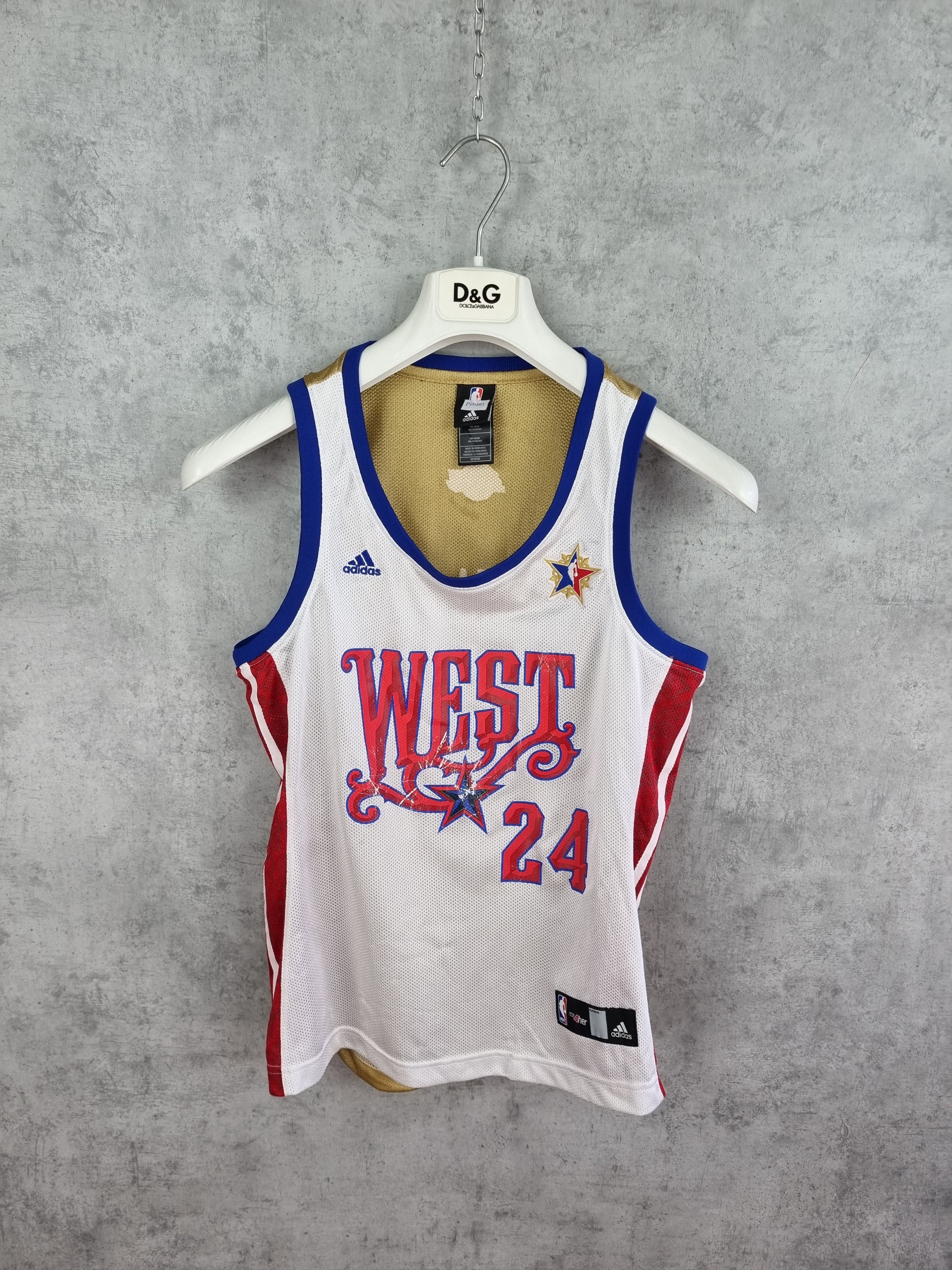 Adidas × NBA Coby Bryant West Adidas NBA Vintage Jersey Size US S / EU 44-46 / 1 - 2 Thumbnail