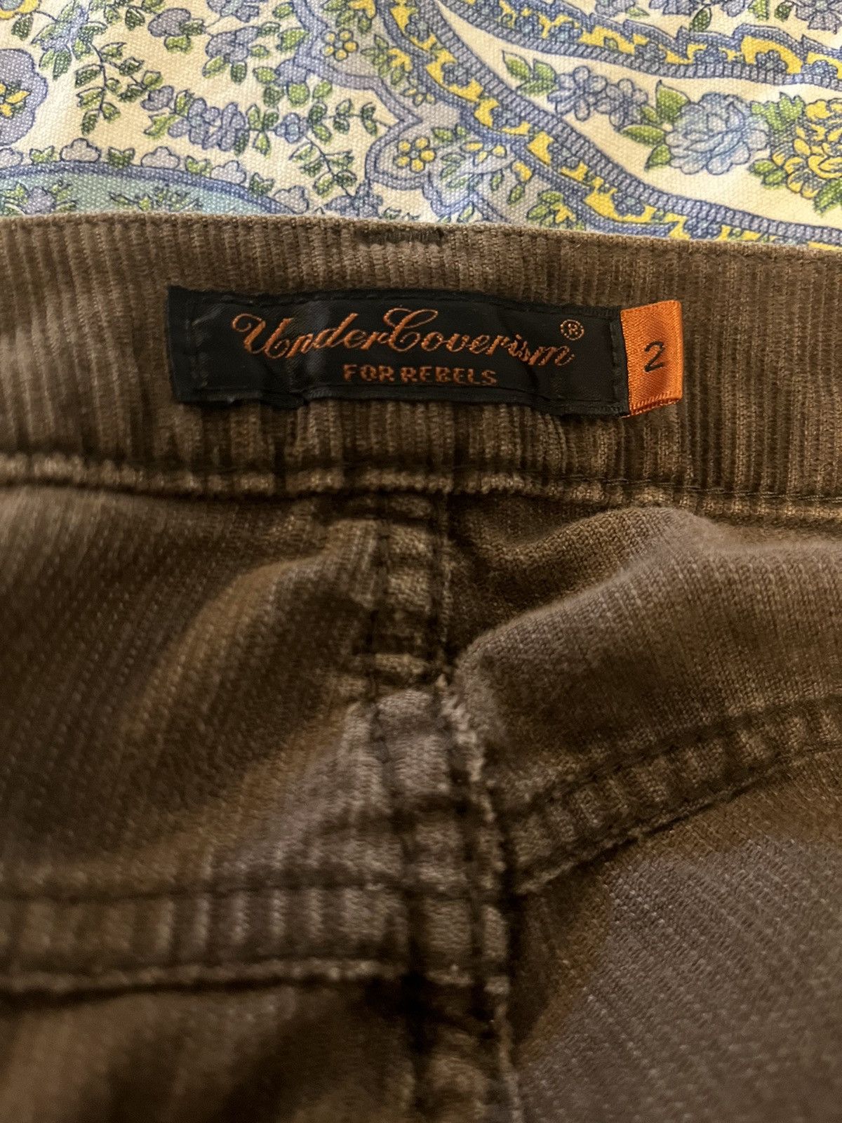 Undercover '06 Undercover Insect/Bug Embroidered Corduroys Size US 31 - 7 Thumbnail