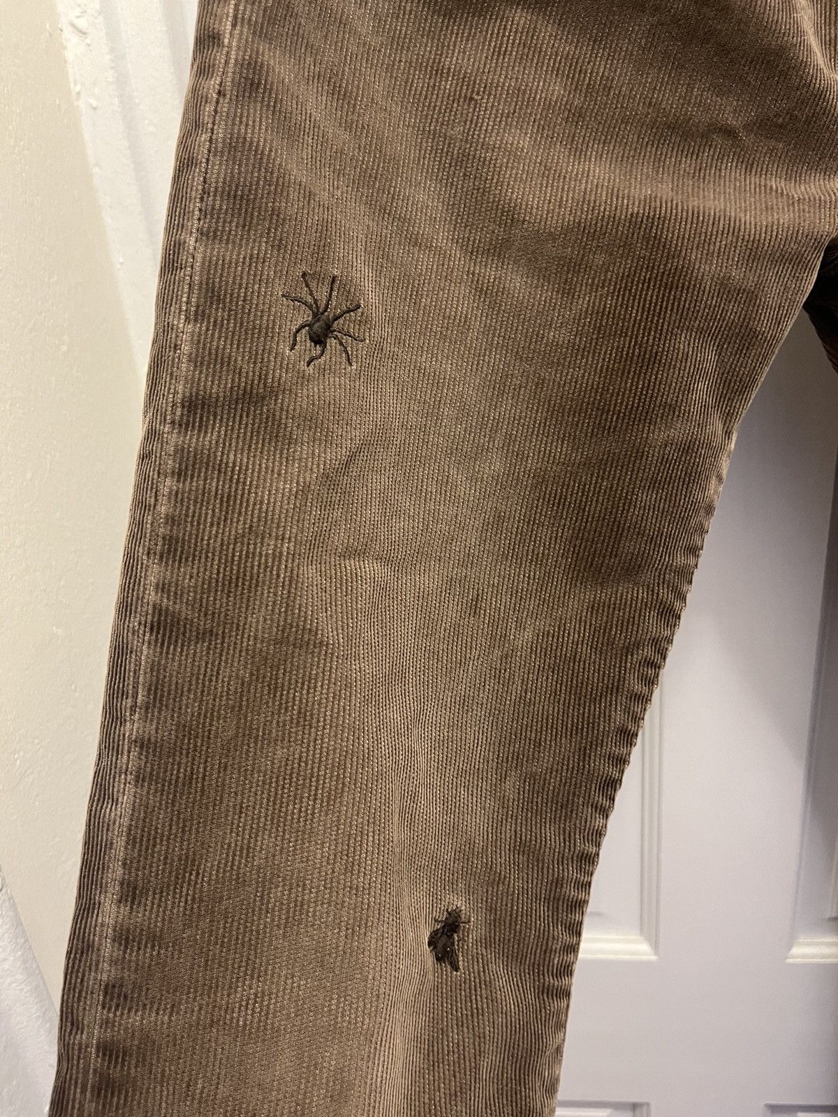 Undercover '06 Undercover Insect/Bug Embroidered Corduroys Size US 31 - 2 Thumbnail