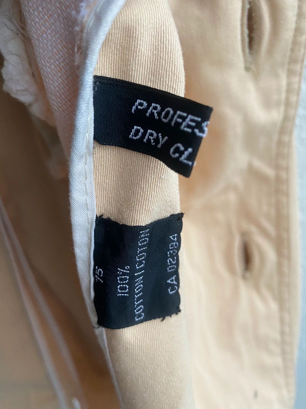 Yves Saint Laurent Vintage 80’s YSL Jacket Cotton Beige Paris Jacket Size US S / EU 44-46 / 1 - 6 Thumbnail