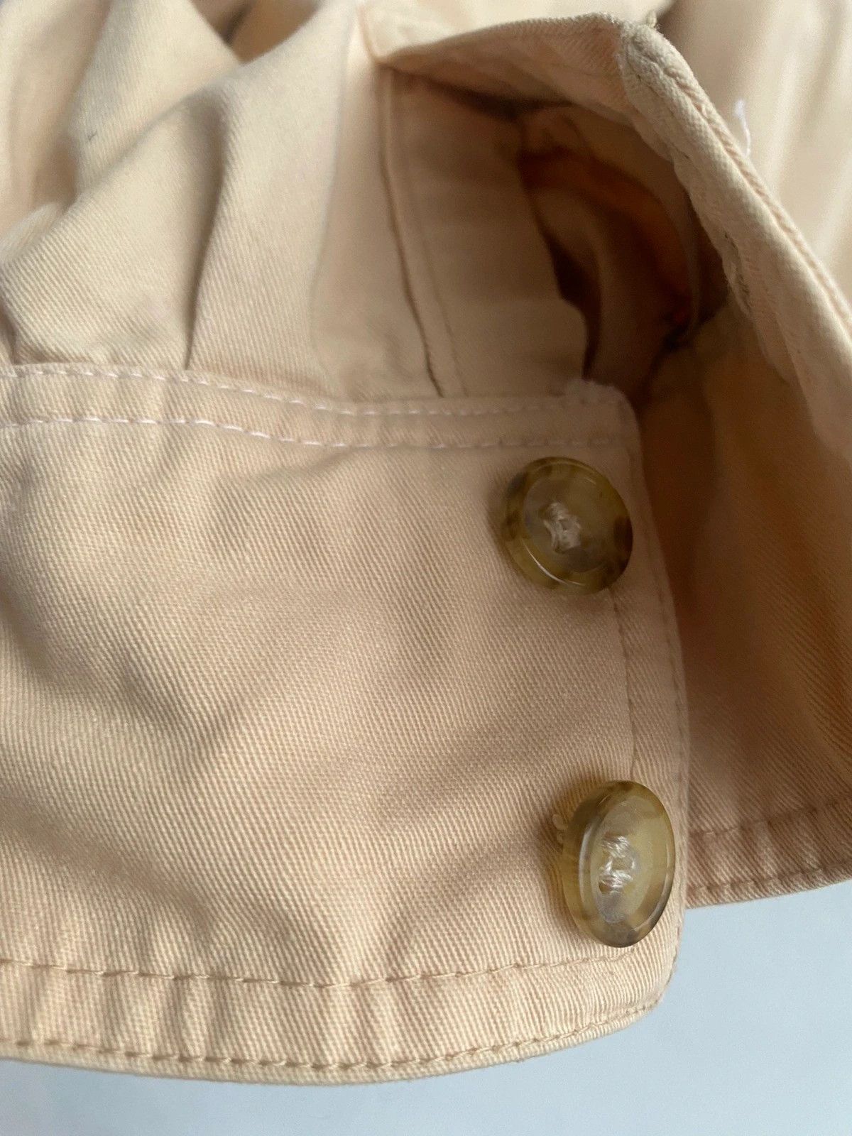 Yves Saint Laurent Vintage 80’s YSL Jacket Cotton Beige Paris Jacket Size US S / EU 44-46 / 1 - 9 Thumbnail