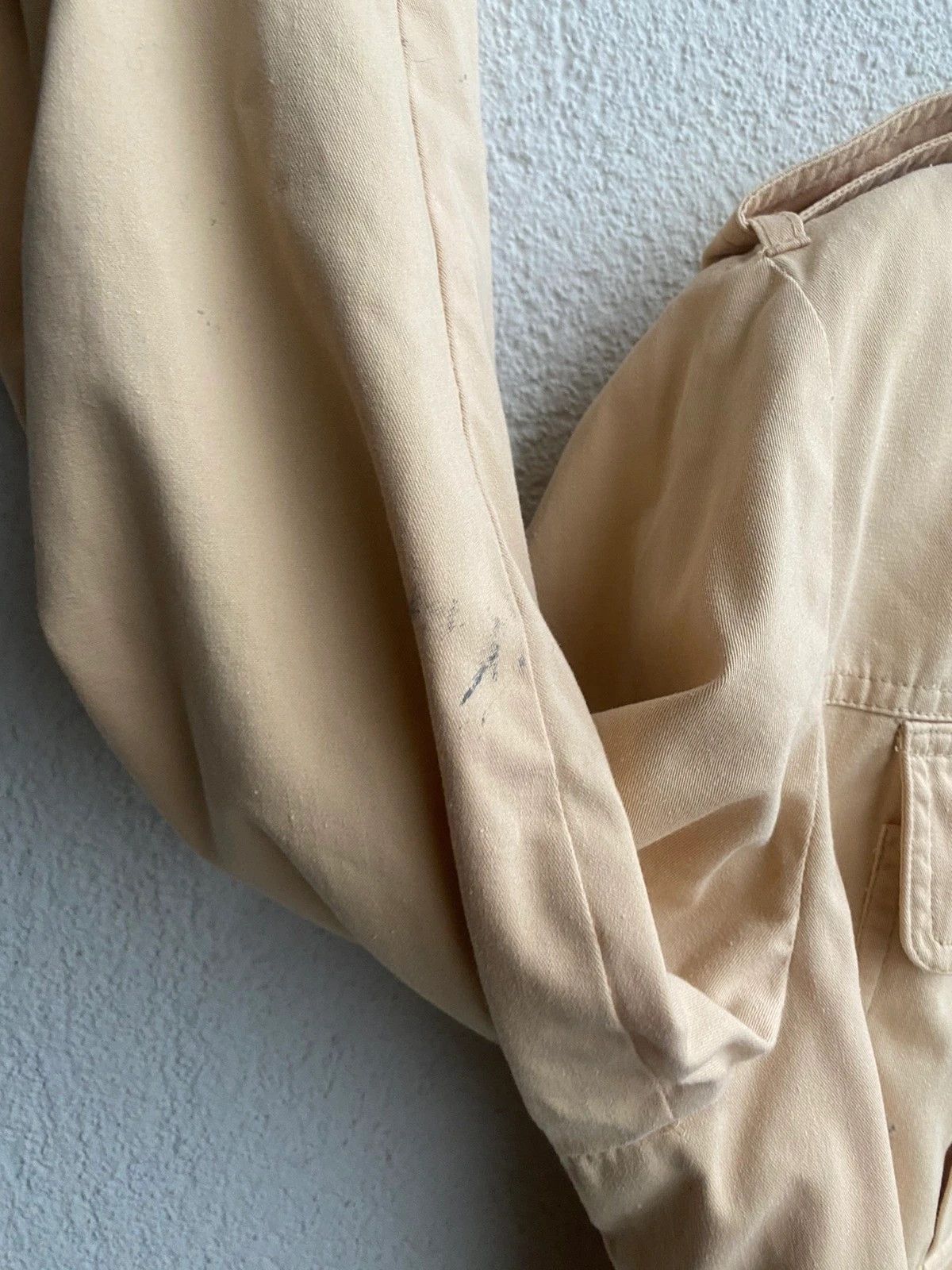 Yves Saint Laurent Vintage 80’s YSL Jacket Cotton Beige Paris Jacket Size US S / EU 44-46 / 1 - 17 Thumbnail
