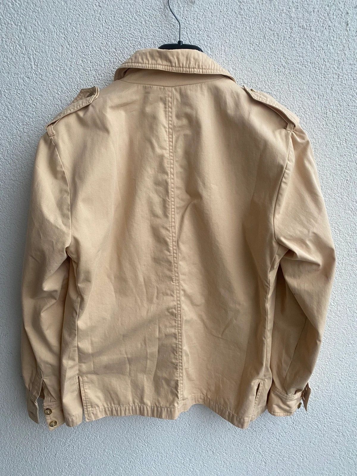 Yves Saint Laurent Vintage 80’s YSL Jacket Cotton Beige Paris Jacket Size US S / EU 44-46 / 1 - 8 Thumbnail
