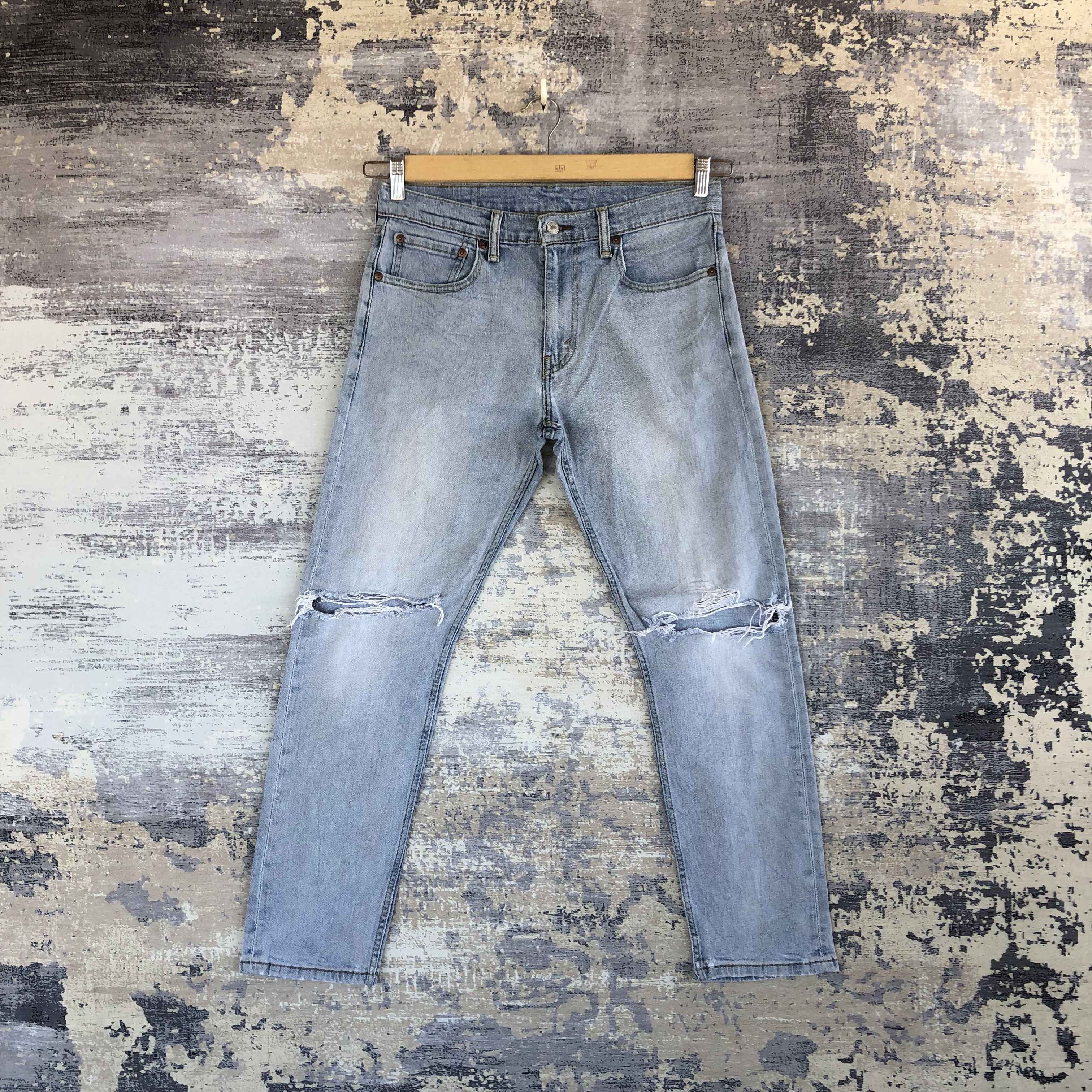 Levi's Vintage Levis 507 Light Wash Jeans Distressed Levi's Denim Size US 30 / EU 46 - 1 Thumbnail