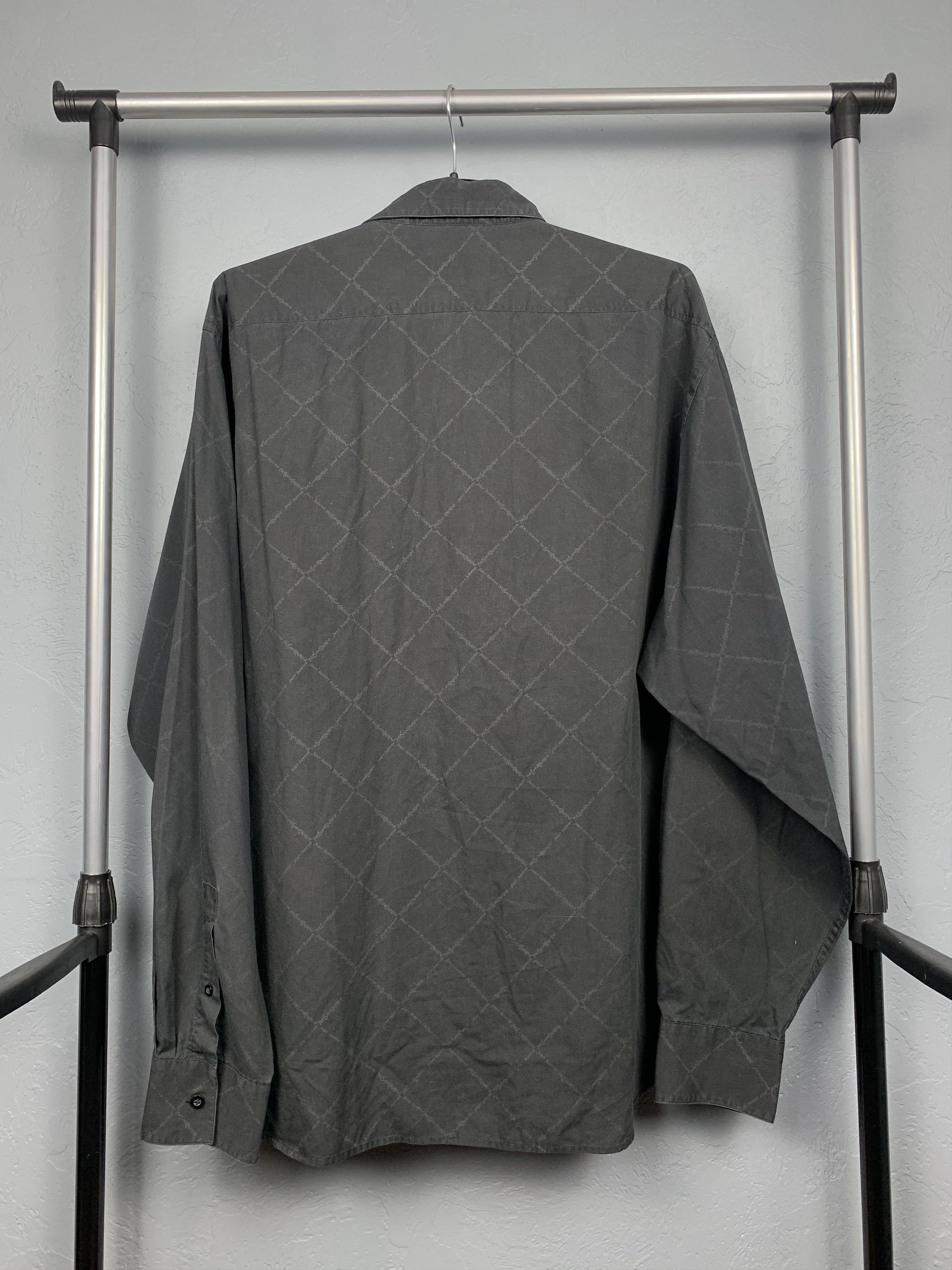 Yves Saint Laurent Yves Saint Laurent YSL Mens Long Sleeve Multilogo Shirt Size US XL / EU 56 / 4 - 6 Thumbnail