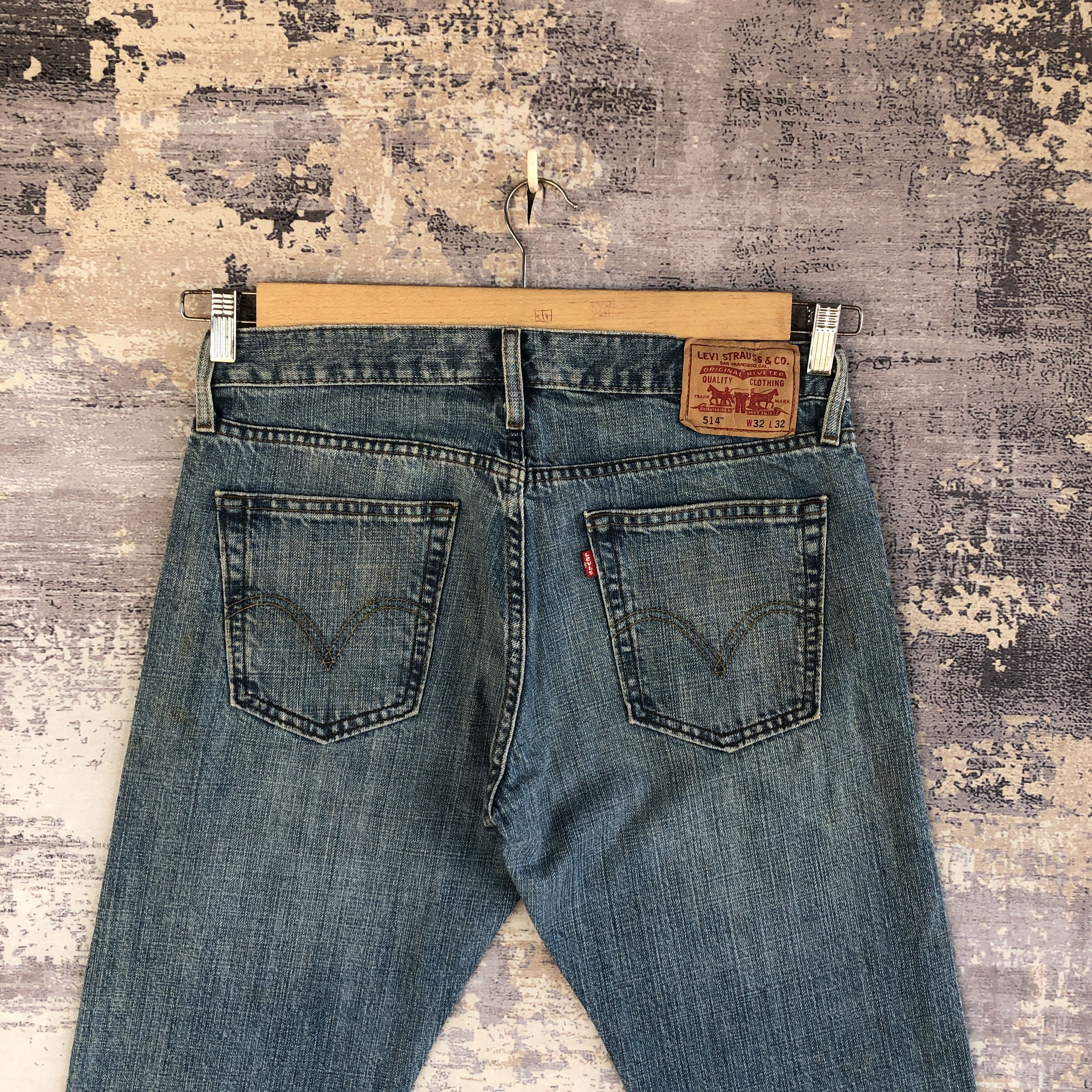 Levi's Vintage Levi's 514 Jeans Levis Dirty Faded Denim Size US 32 / EU 48 - 4 Thumbnail