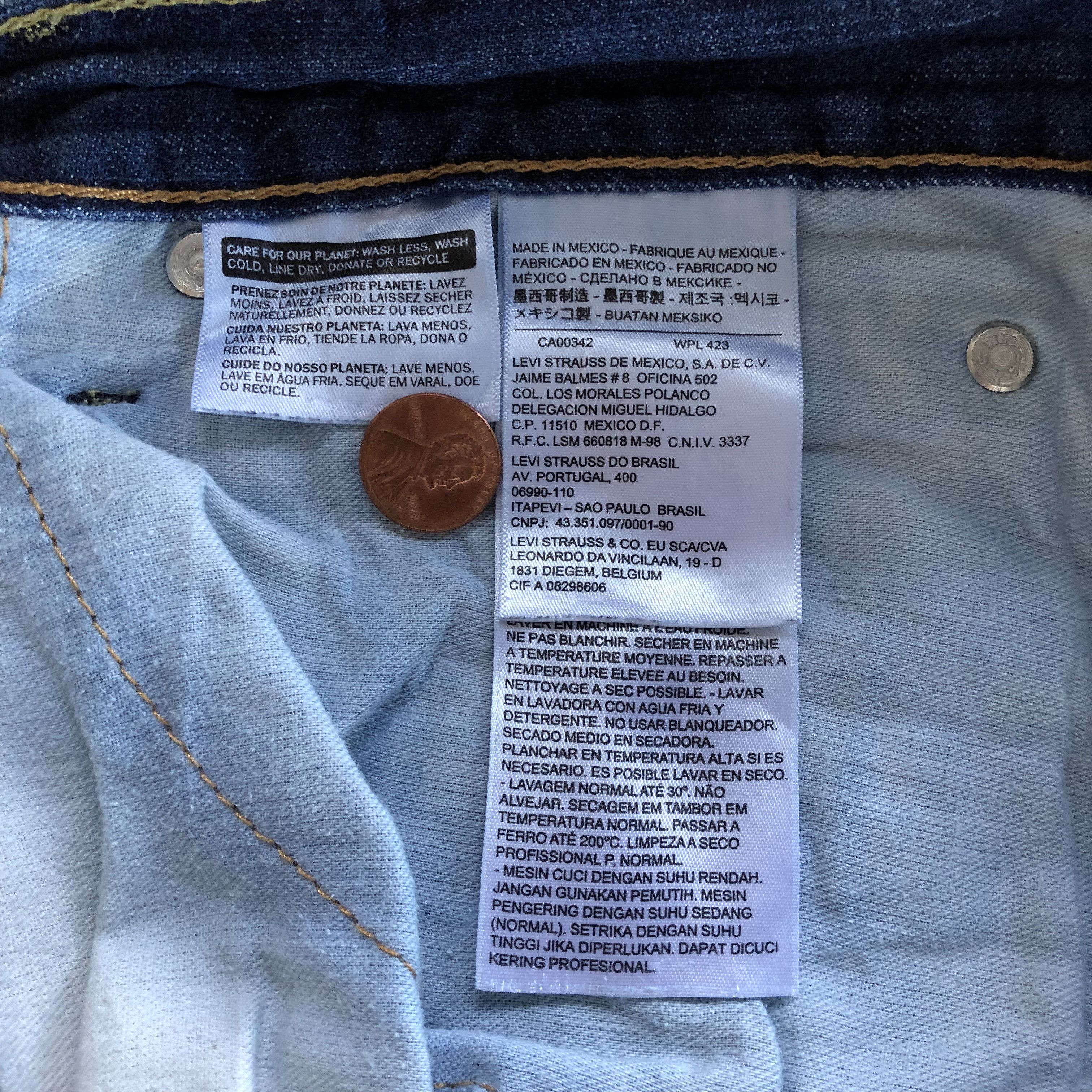 Levi's Vintage Levis Denim Blue Distressed Levi's 514 Jeans Pants Size US 32 / EU 48 - 9 Thumbnail