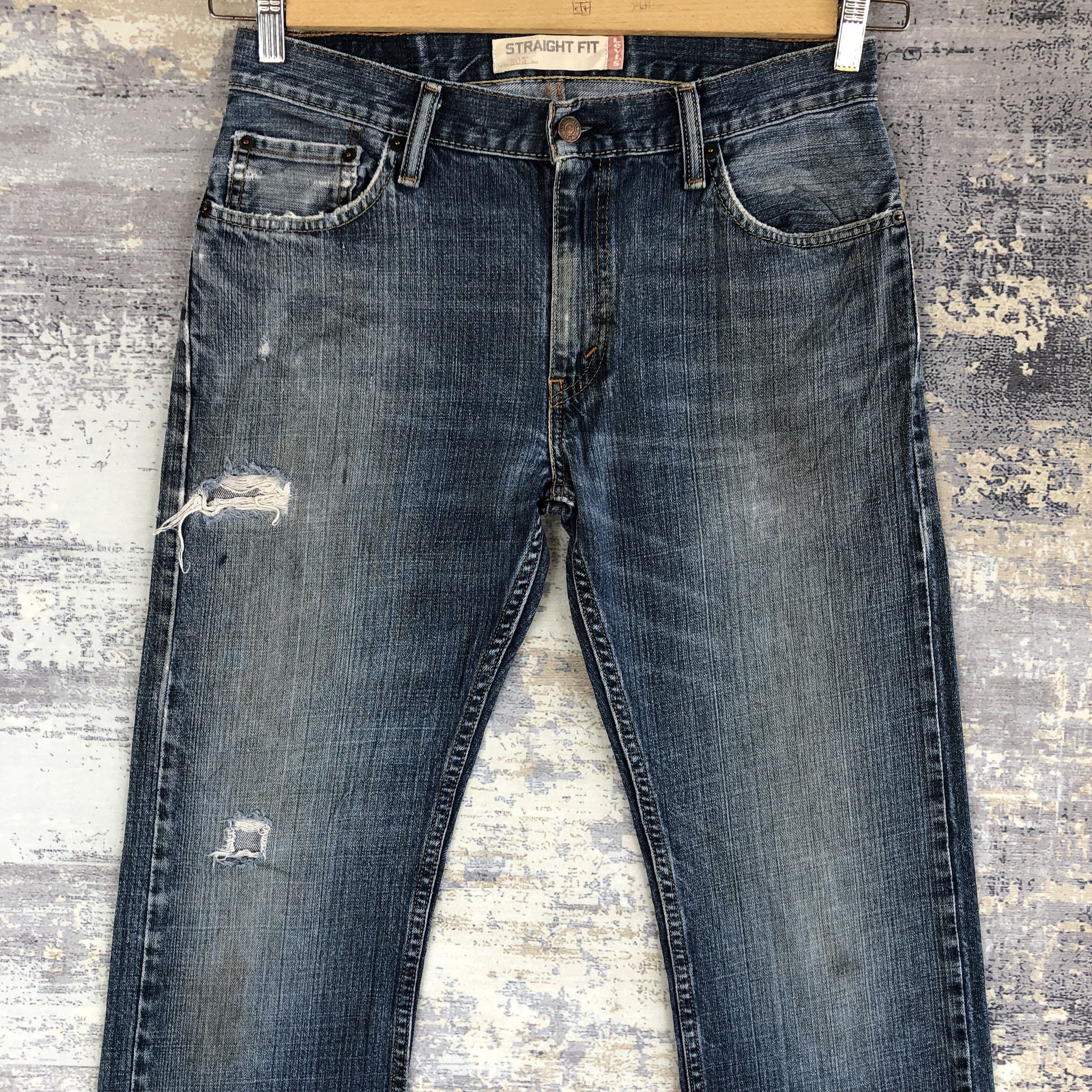 Levi's Vintage Levis 505 Distressed Jeans Levi's 505 Faded Denim Size US 30 / EU 46 - 3 Thumbnail